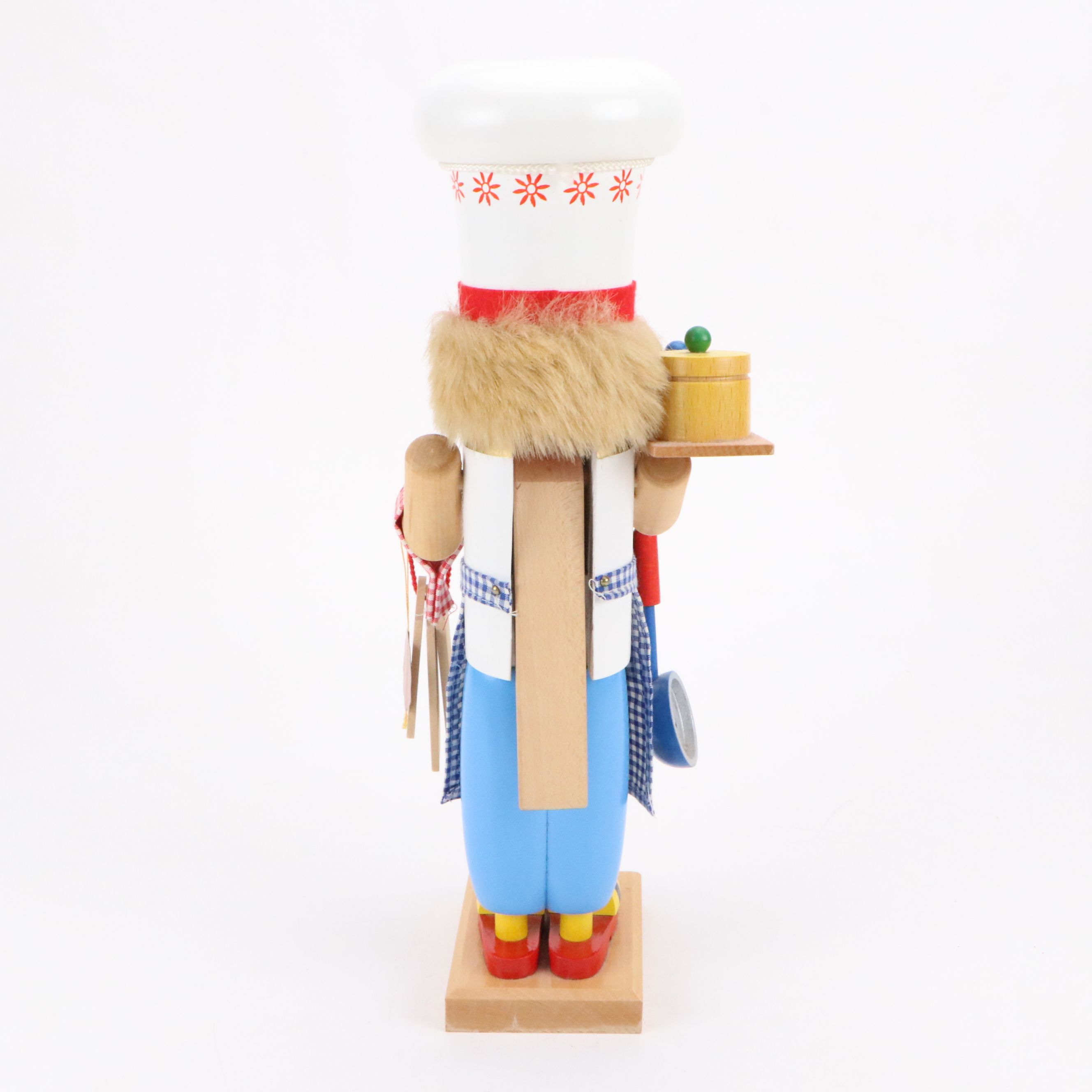 Steinbach German Handmade Chef and "Chubby Bread Baker" Wood Nutcrackers