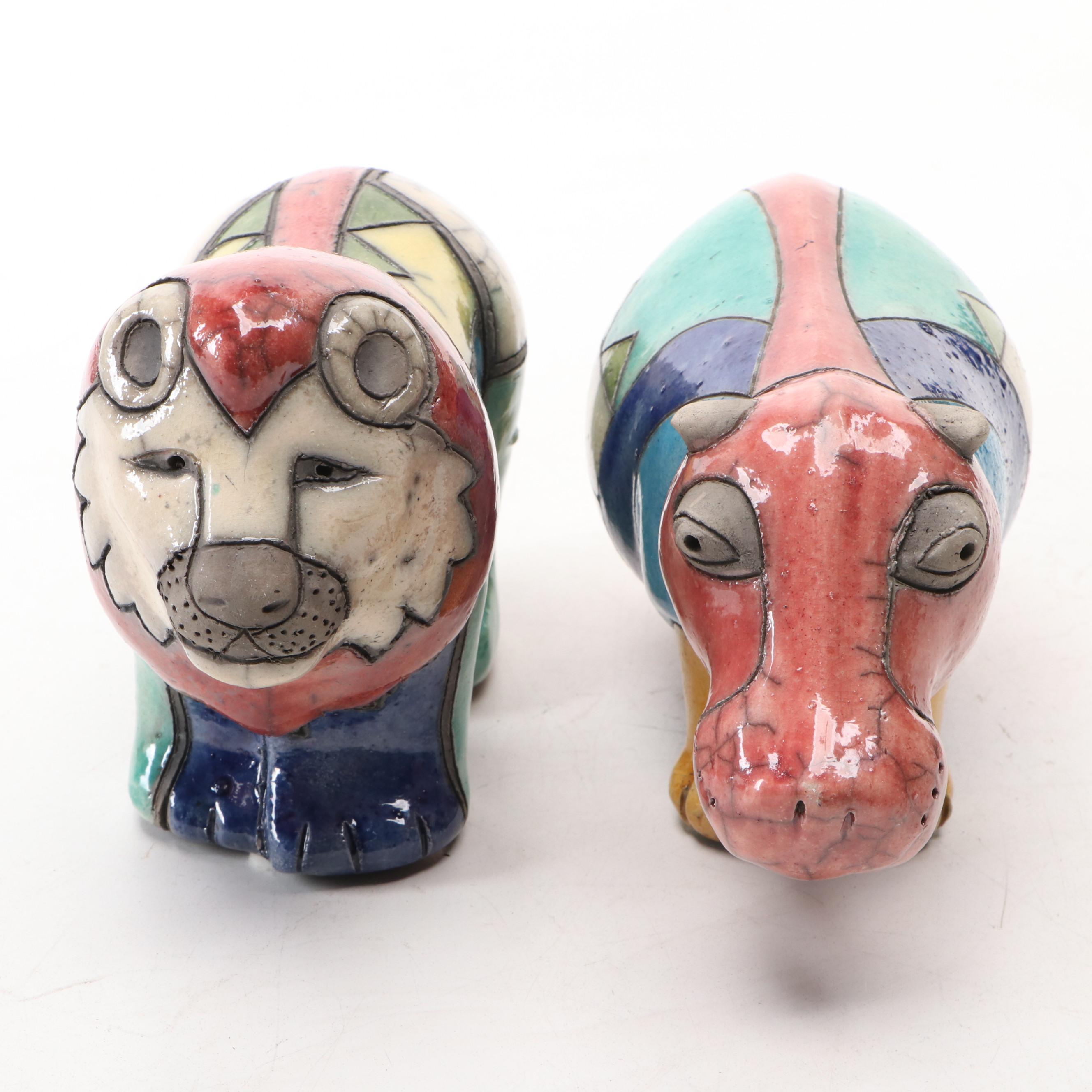 South African Ceramic Animal Figurines
