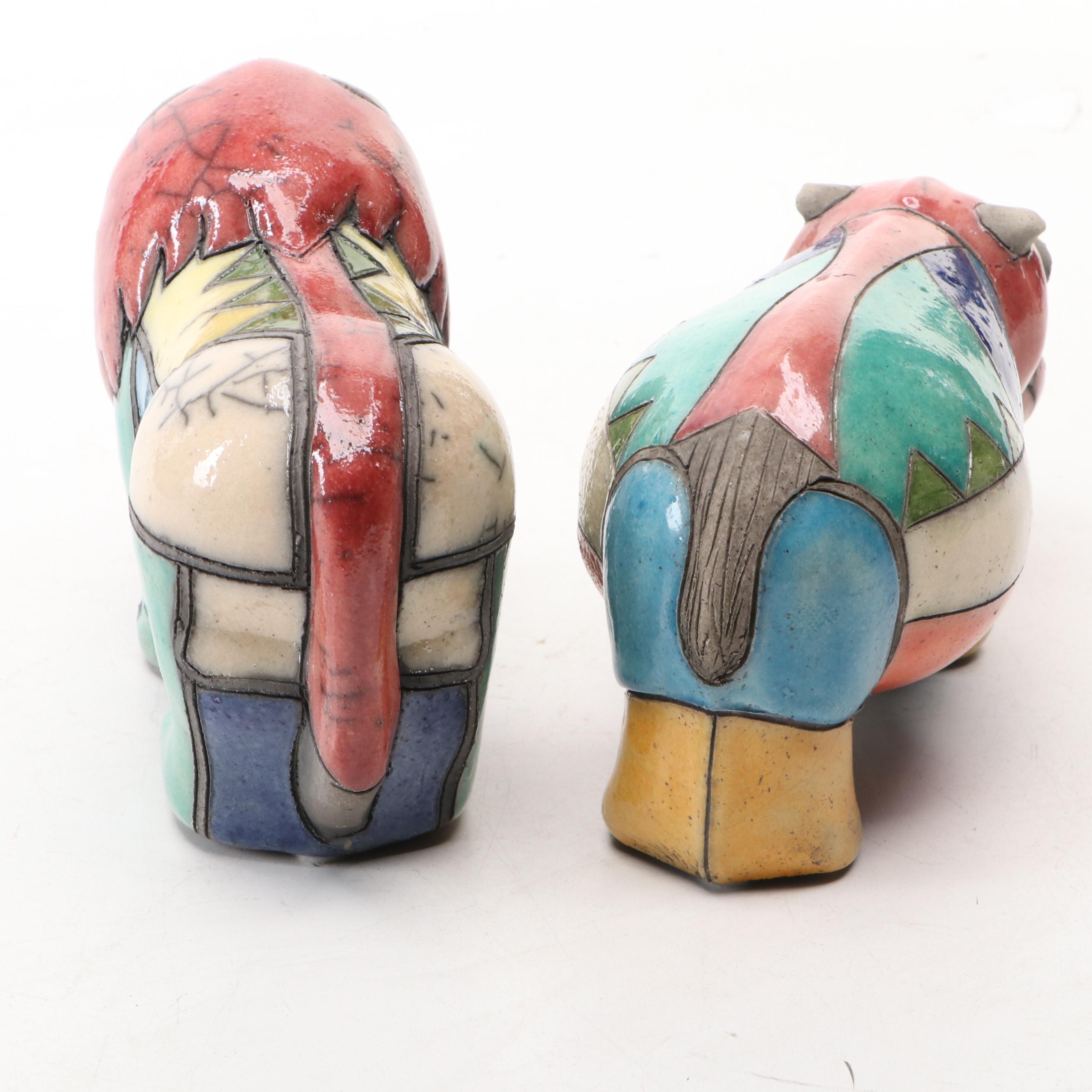 South African Ceramic Animal Figurines