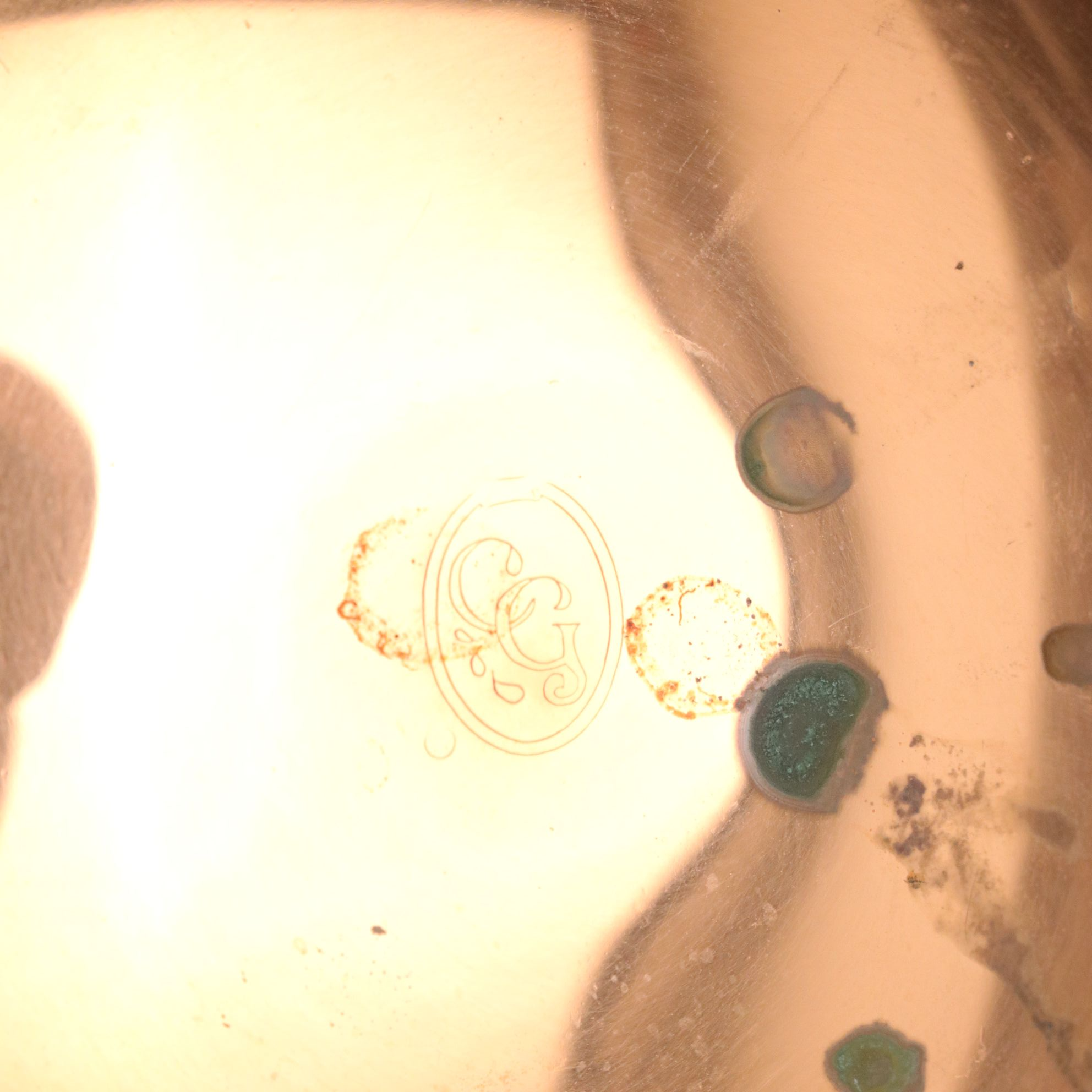 Glass Salad Bowl with Wood Stand and Tongs, Coppercraft Guild Items and More