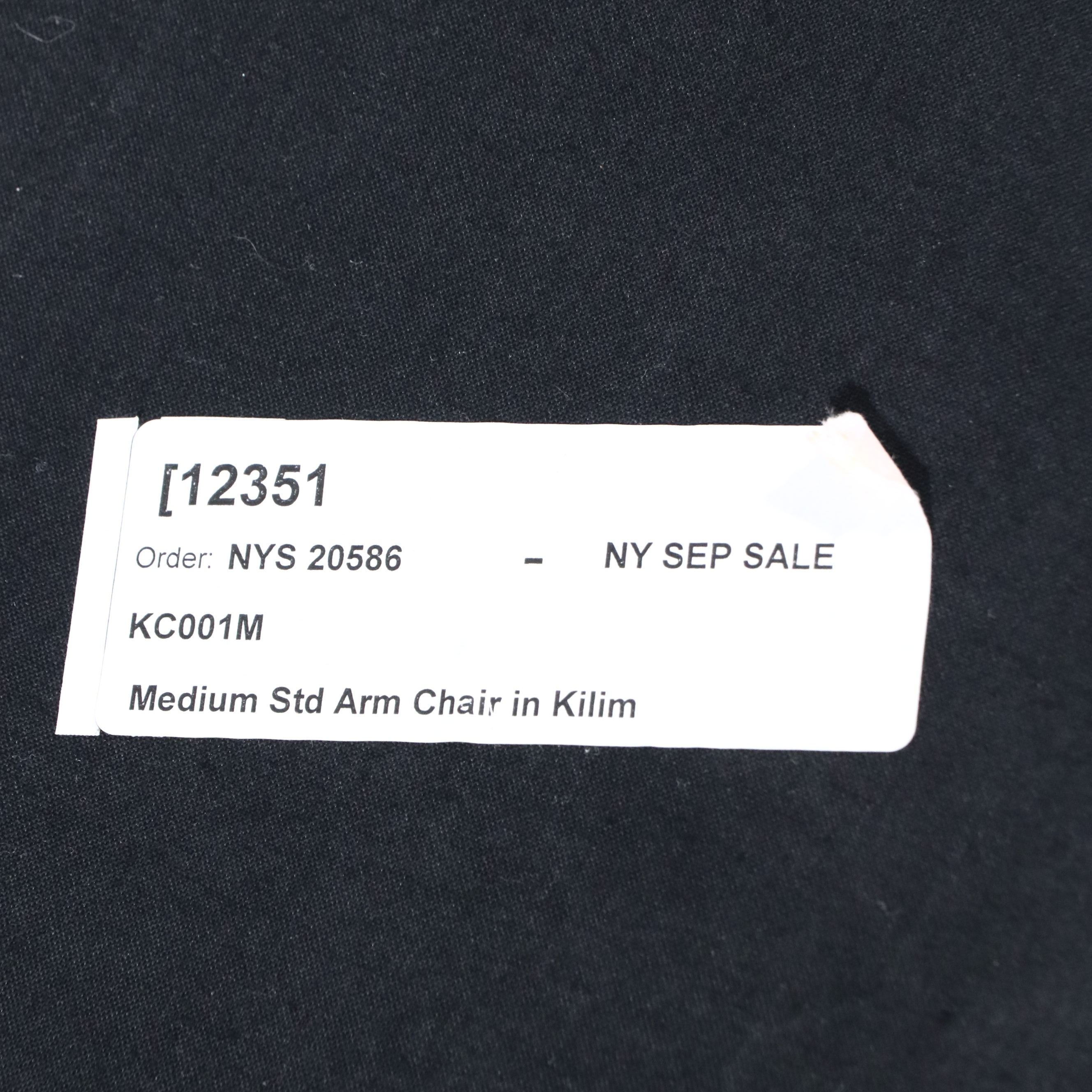 George Smith Ltd. Kilim-Upholstered English Roll-Arm Easy Chair