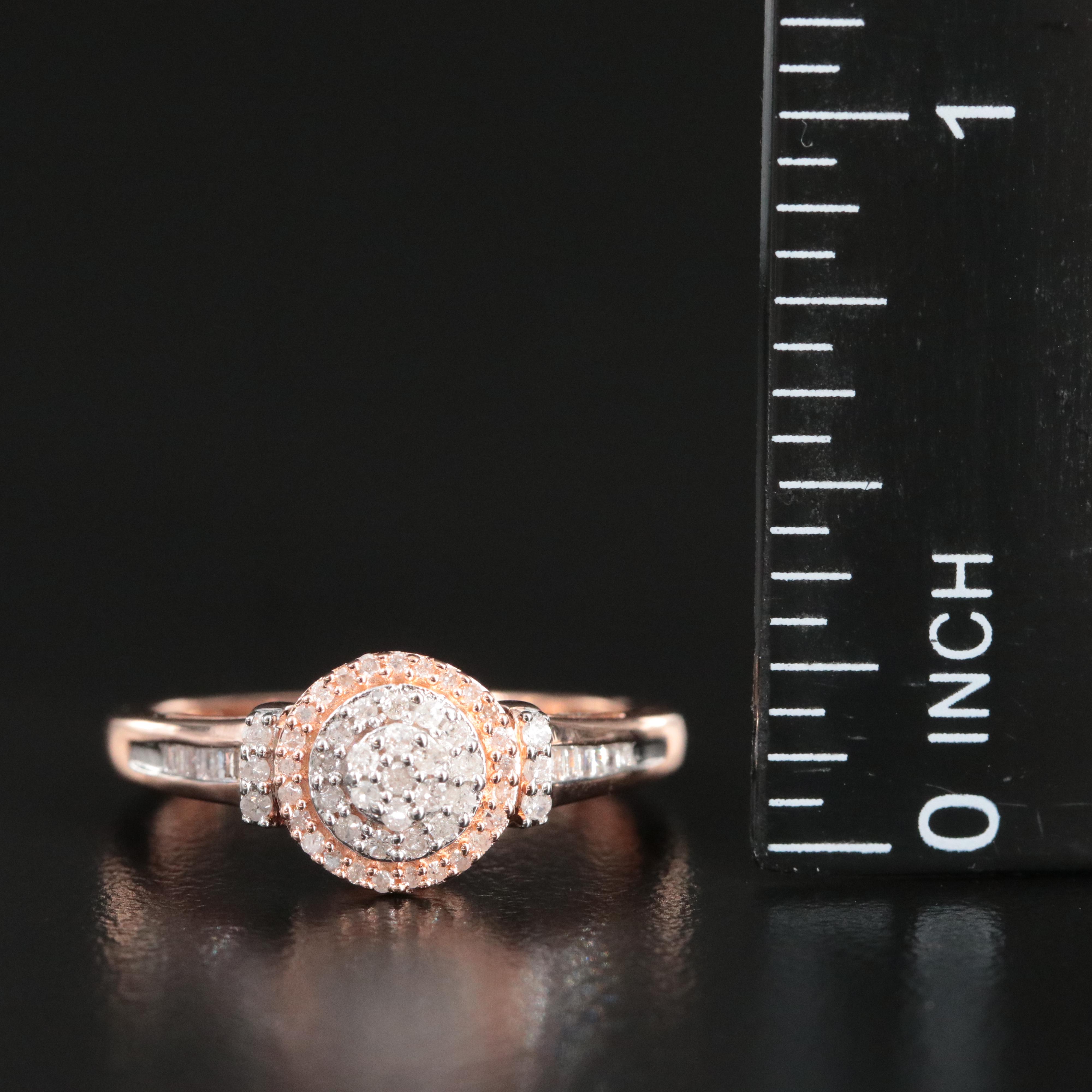 Sterling Diamond Ring