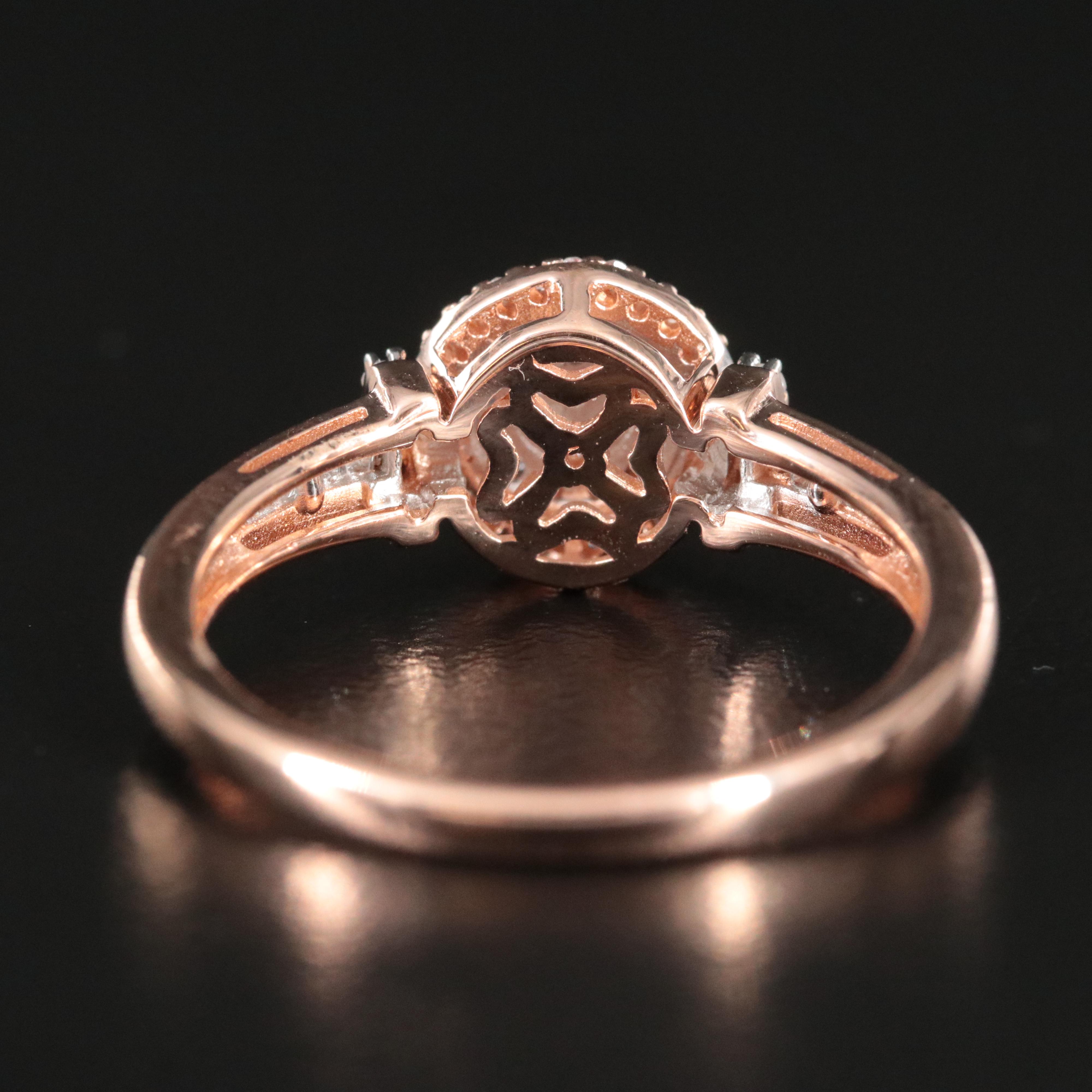 Sterling Diamond Ring