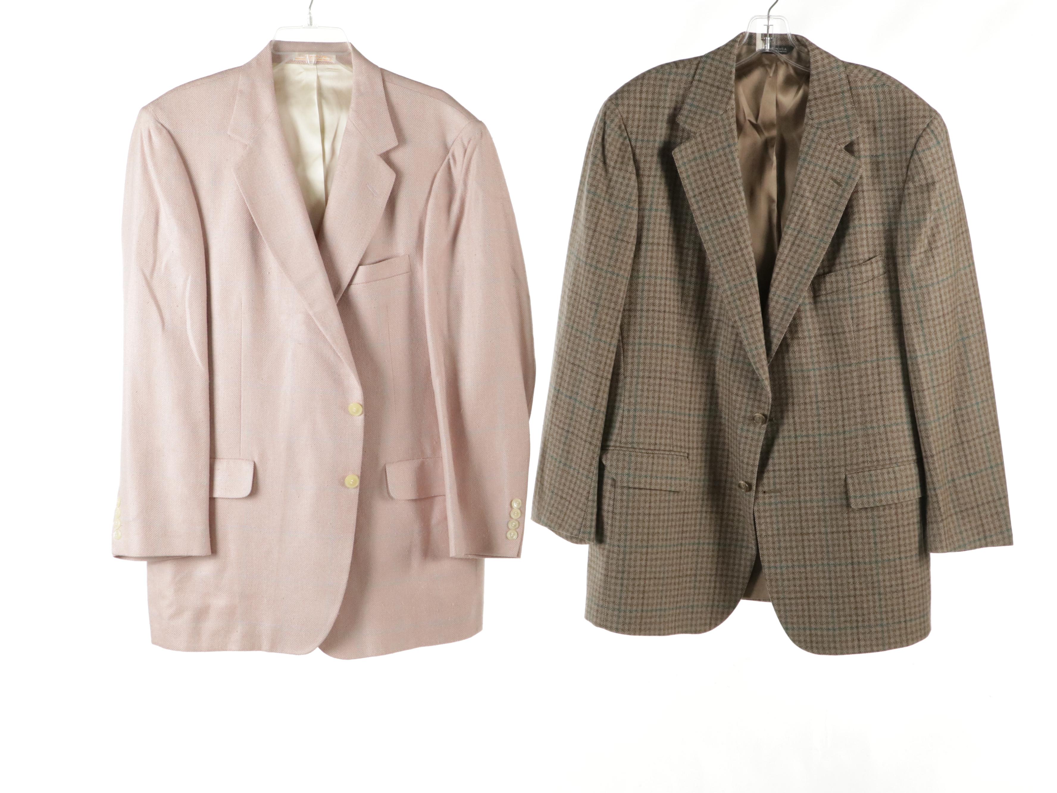 Men's Polo by Ralph Lauren Camel Hair Blazer, Other Vintage Wool Blazer Jackets