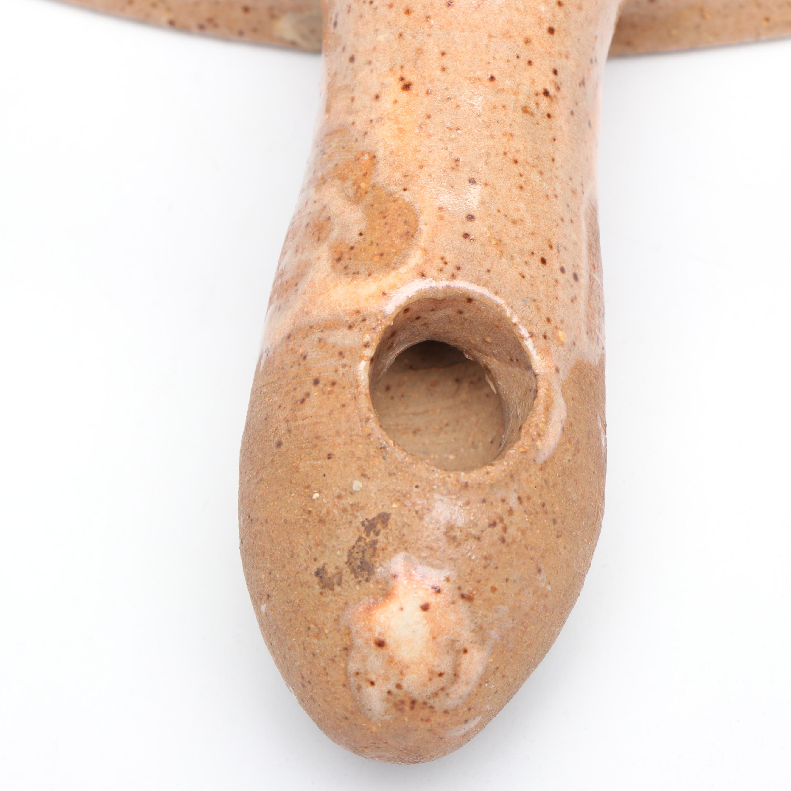 Signed Art Pottery Ceramic Pot and Pan