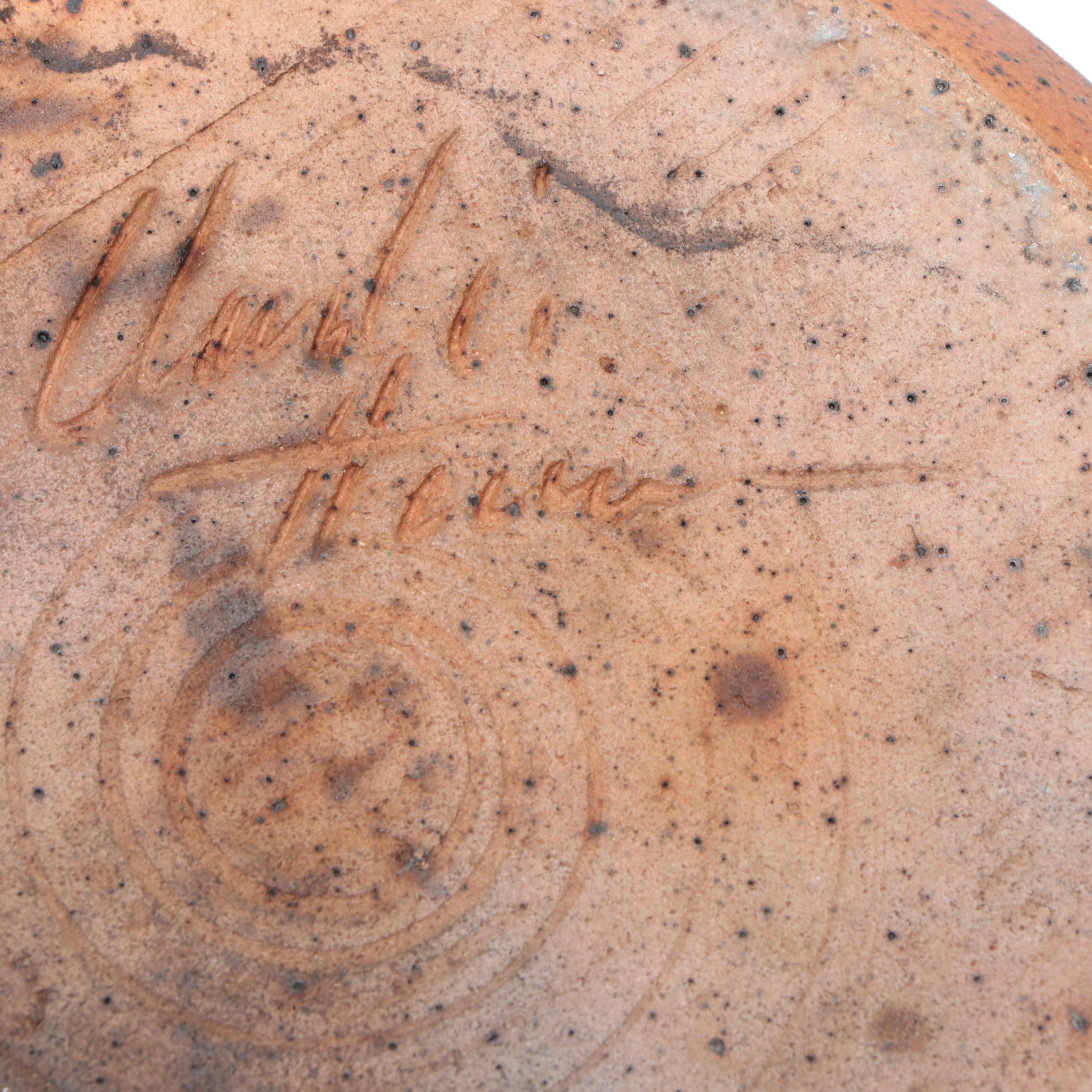 Signed Art Pottery Ceramic Pot and Pan