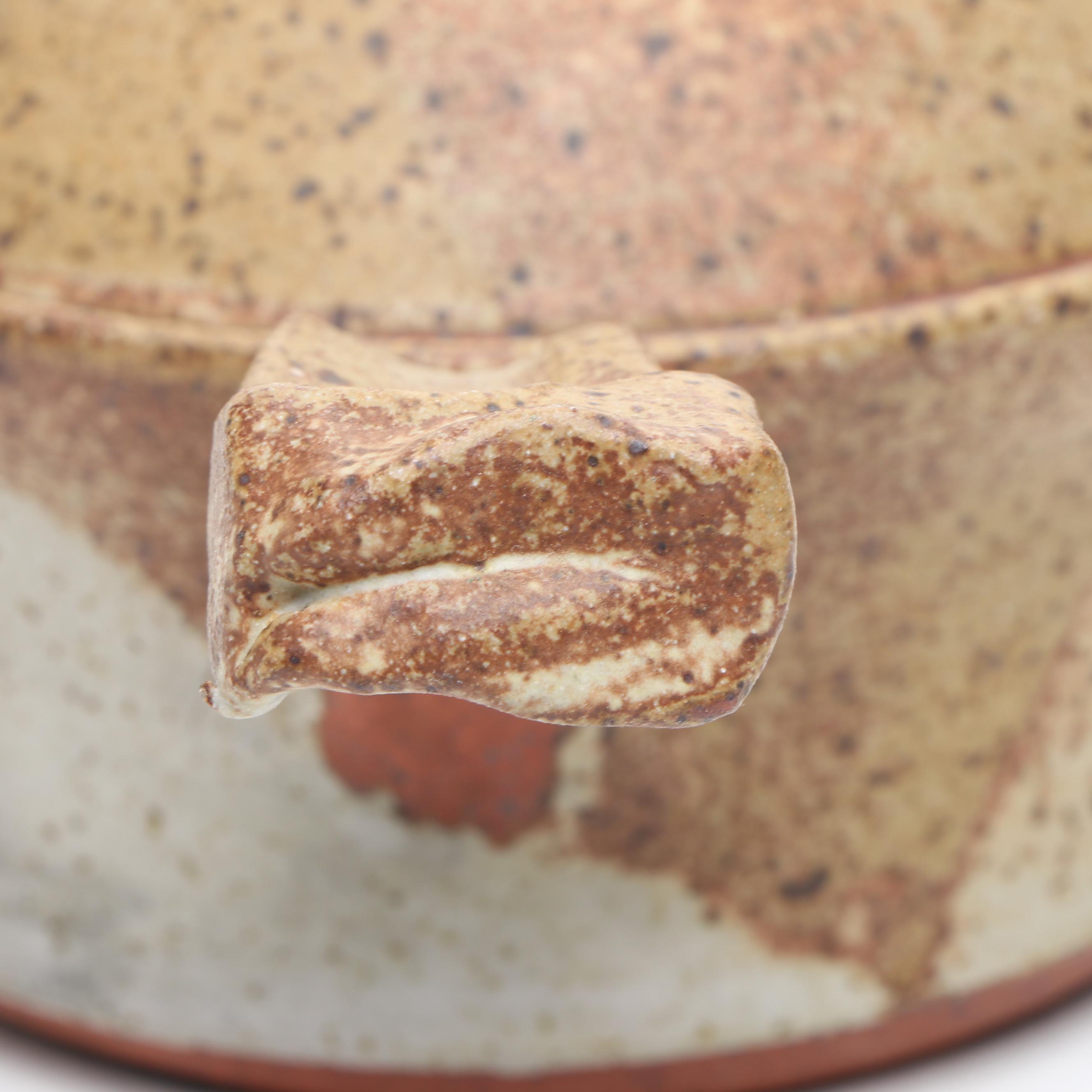 Signed Art Pottery Ceramic Pot and Pan