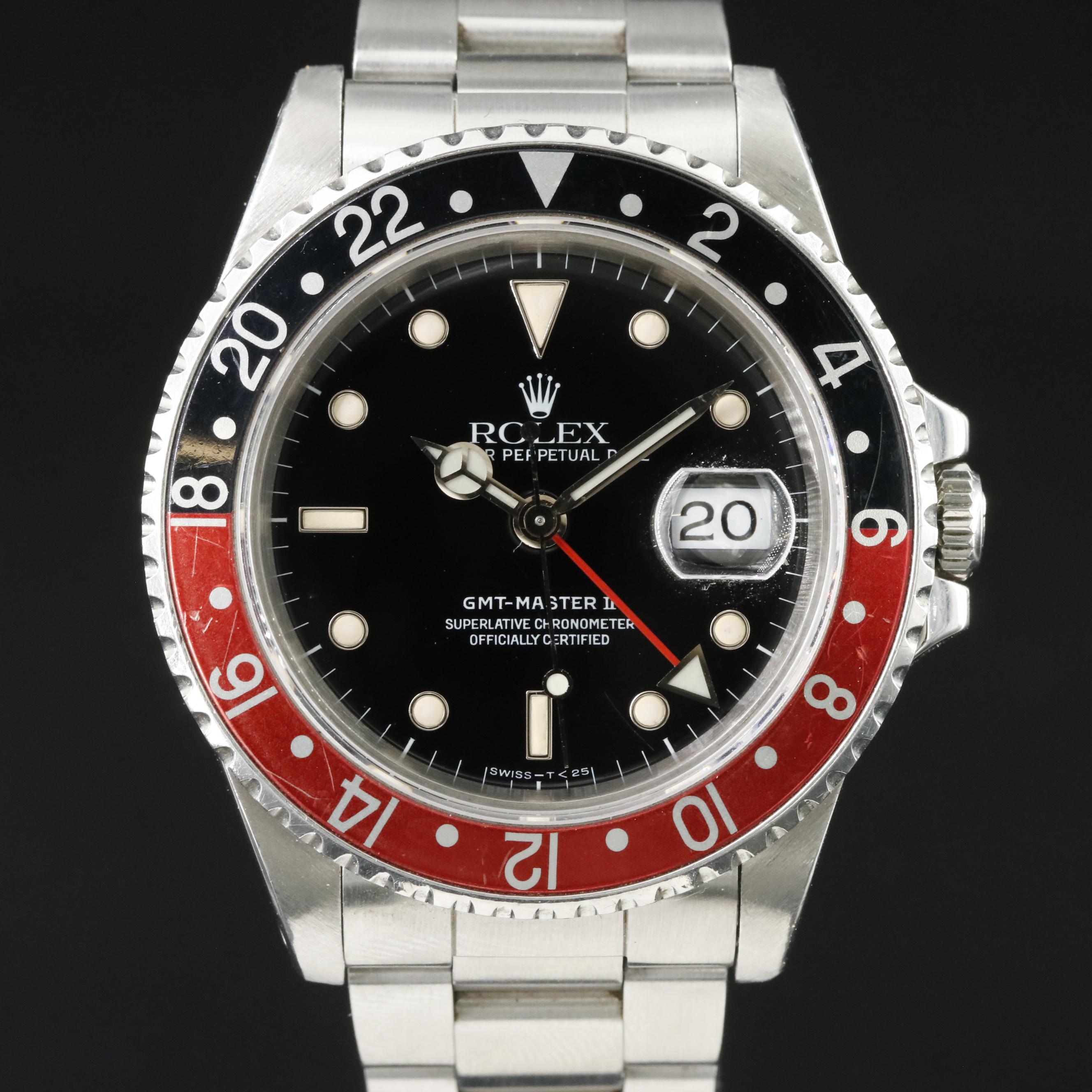 Rolex GMT-Master II "Coke" 16710 Vintage Watch c.1989