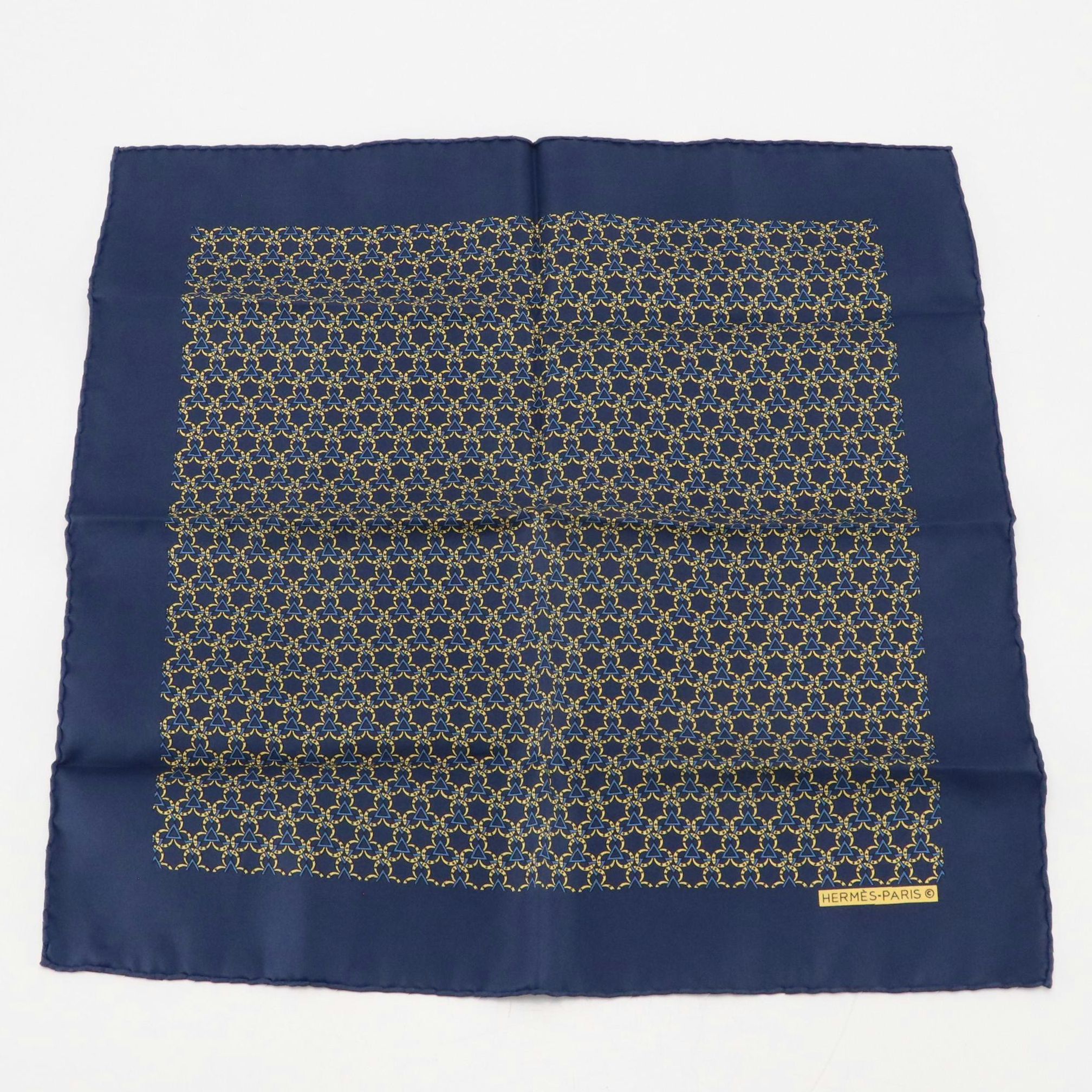 Hermès Silk Twill Pocket Square/Scarf 45