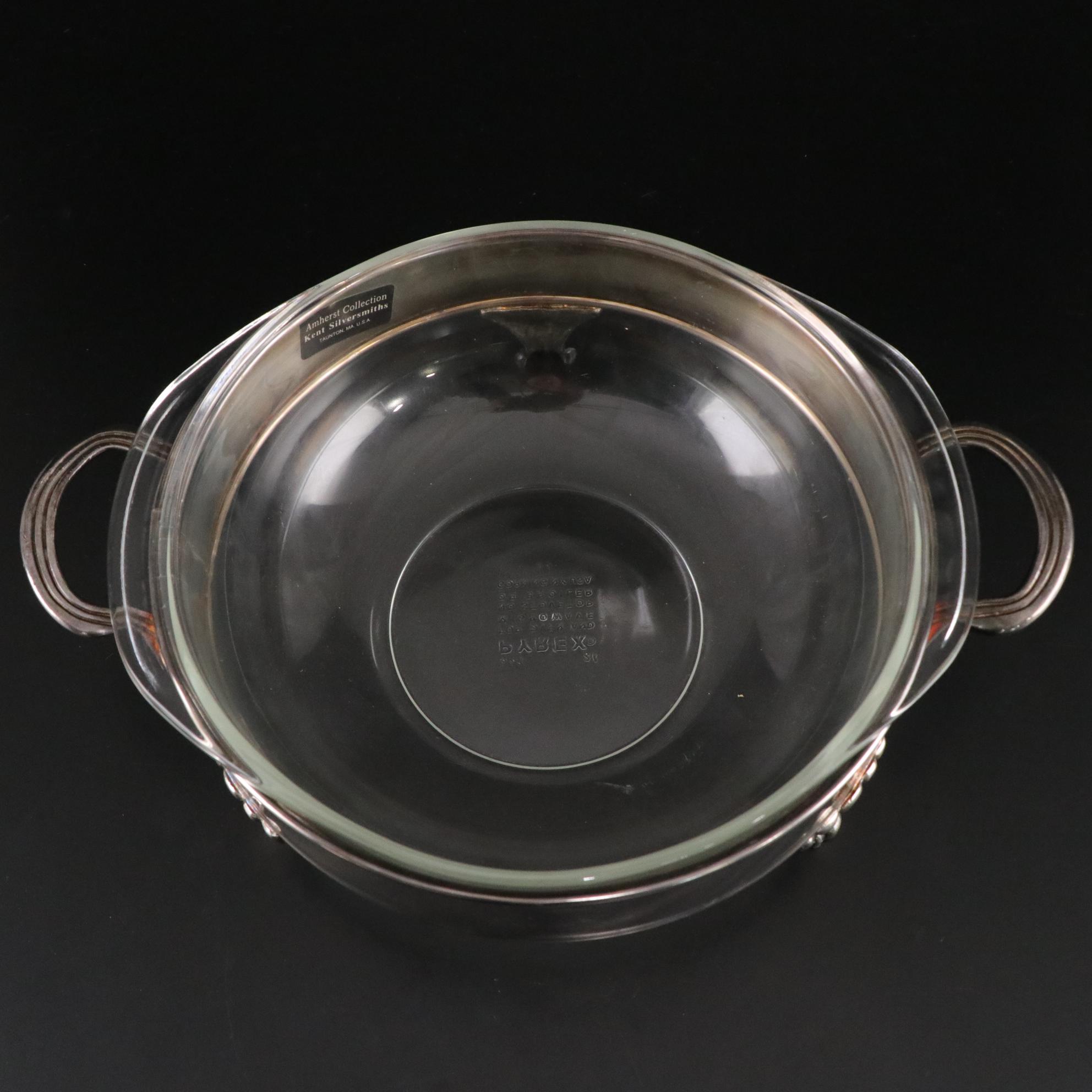 Silver Plate Serving Tray, Sugar Bowl, Creamer with Sterling Serving Utensils