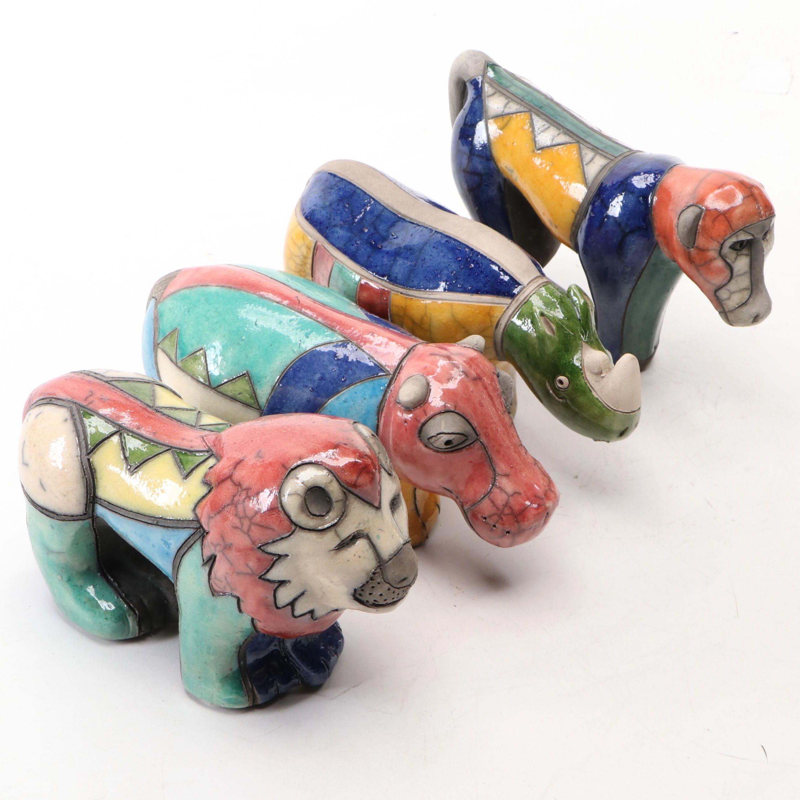 South African Ceramic Animal Figurines