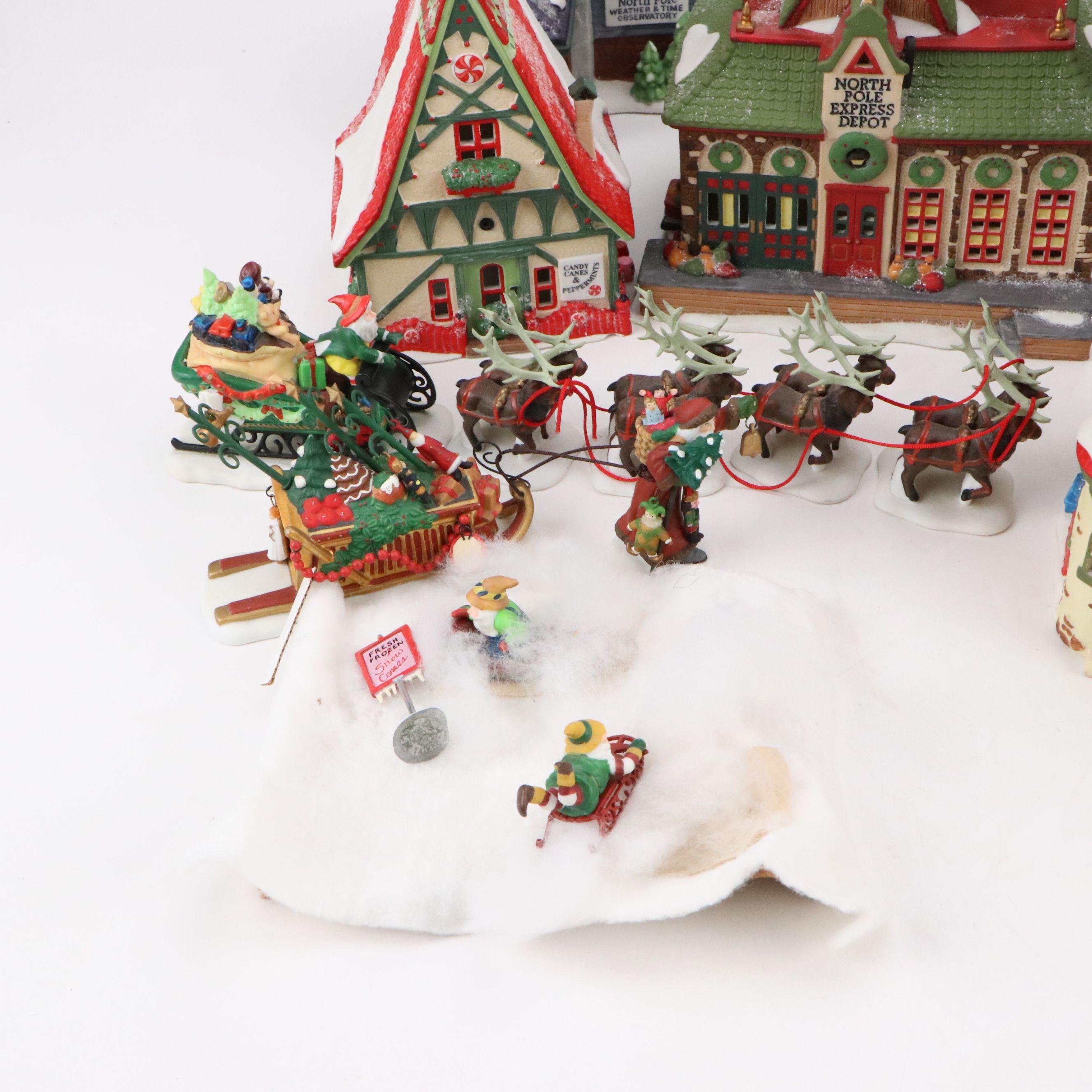 Department 56 "North Pole Express Depot" and More North Pole Series Decor