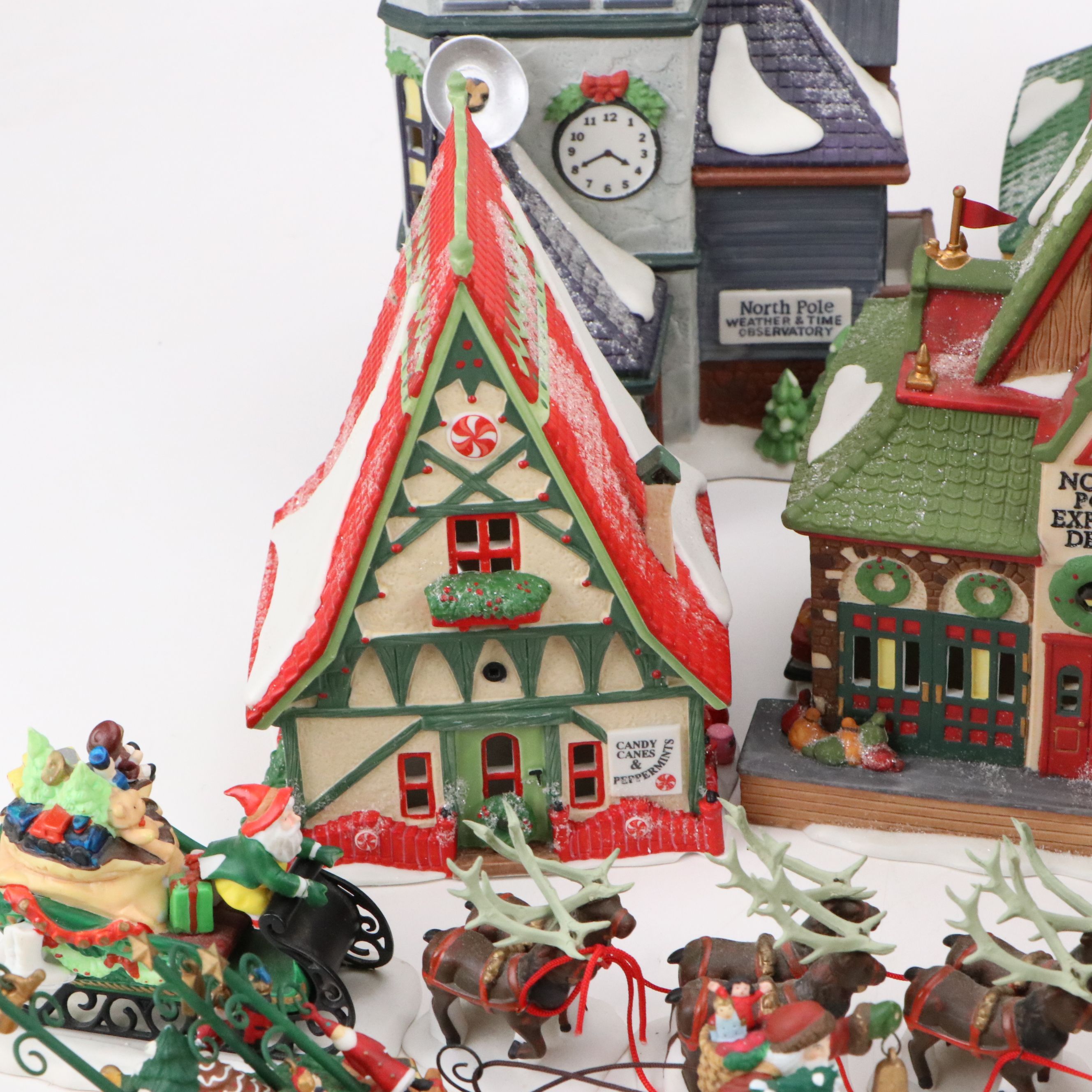 Department 56 "North Pole Express Depot" and More North Pole Series Decor
