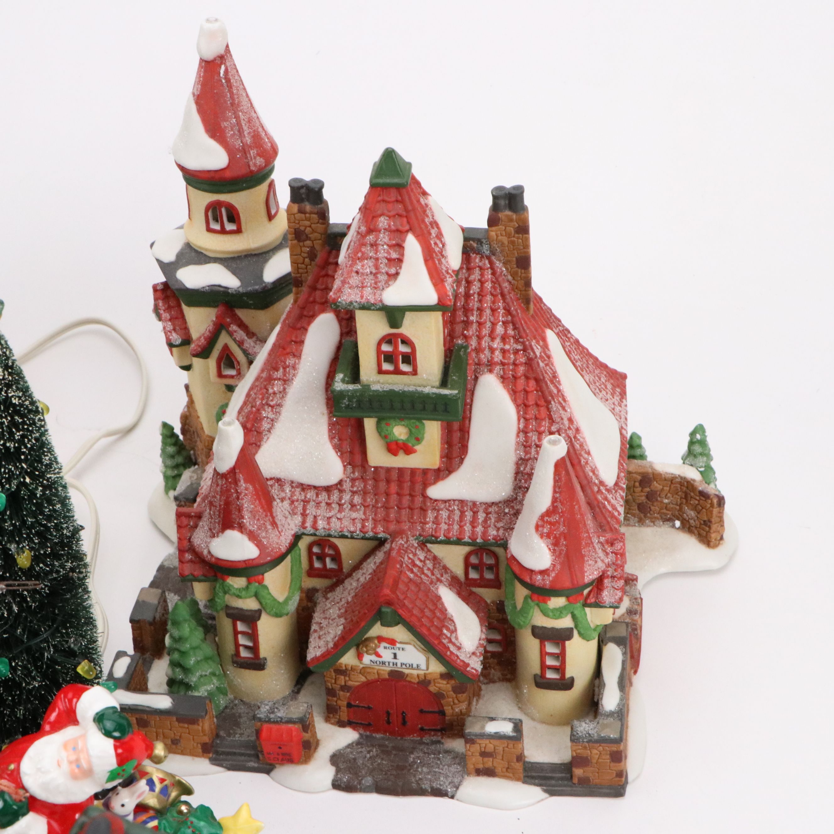 Department 56 "North Pole Express Depot" and More North Pole Series Decor