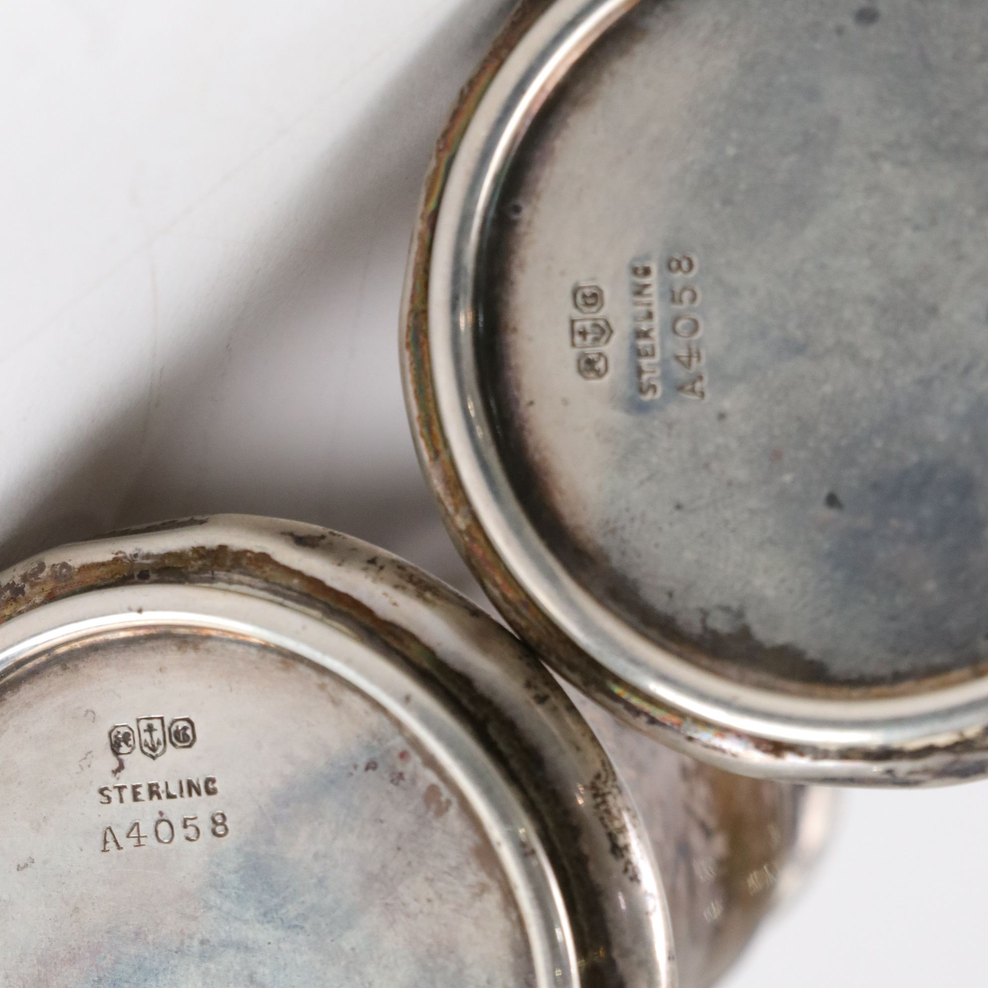 Sterling Silver Sugar Bowl, Napkin Rings & More