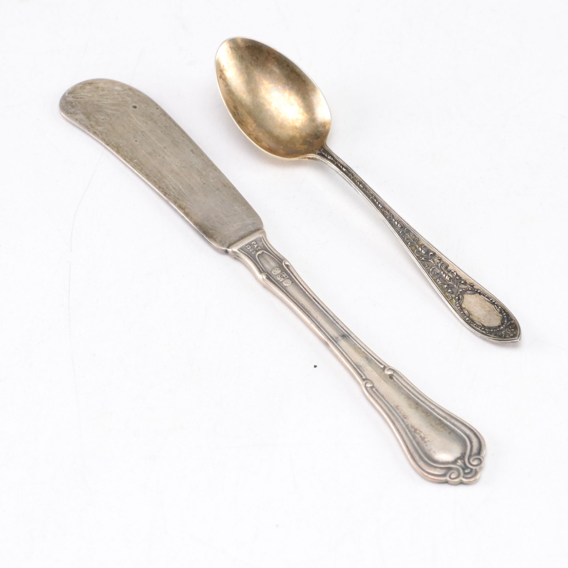 Sterling Silver Sugar Bowl, Napkin Rings & More