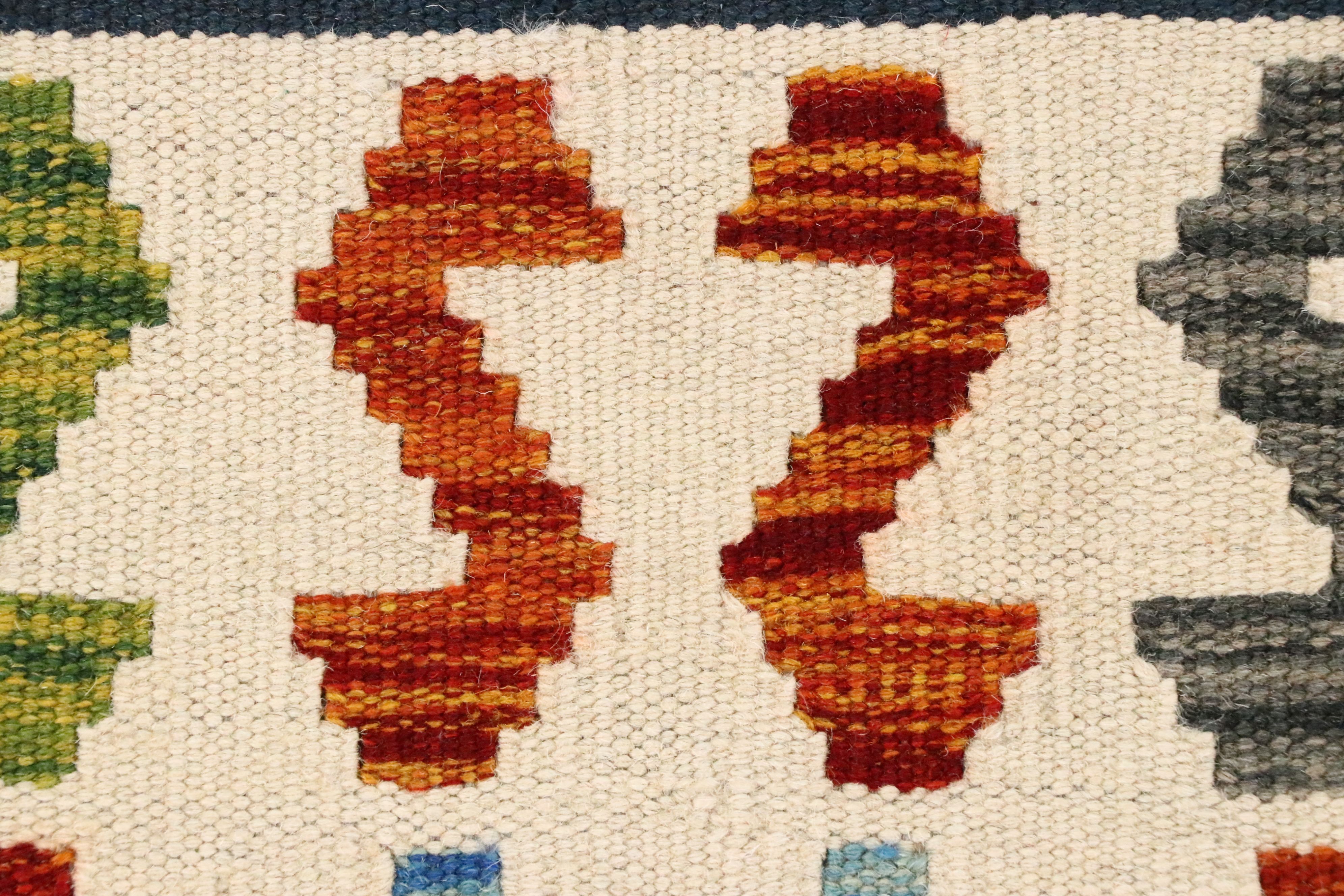 5'10 x 8'2 Handwoven Pakistani Kilim Area Rug