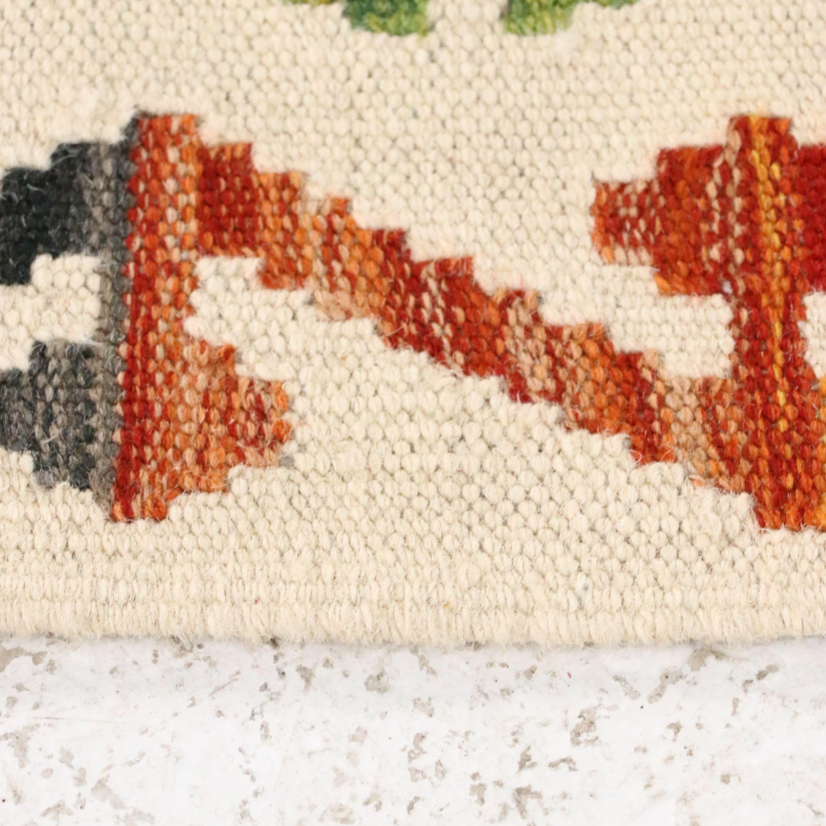 5'10 x 8'2 Handwoven Pakistani Kilim Area Rug