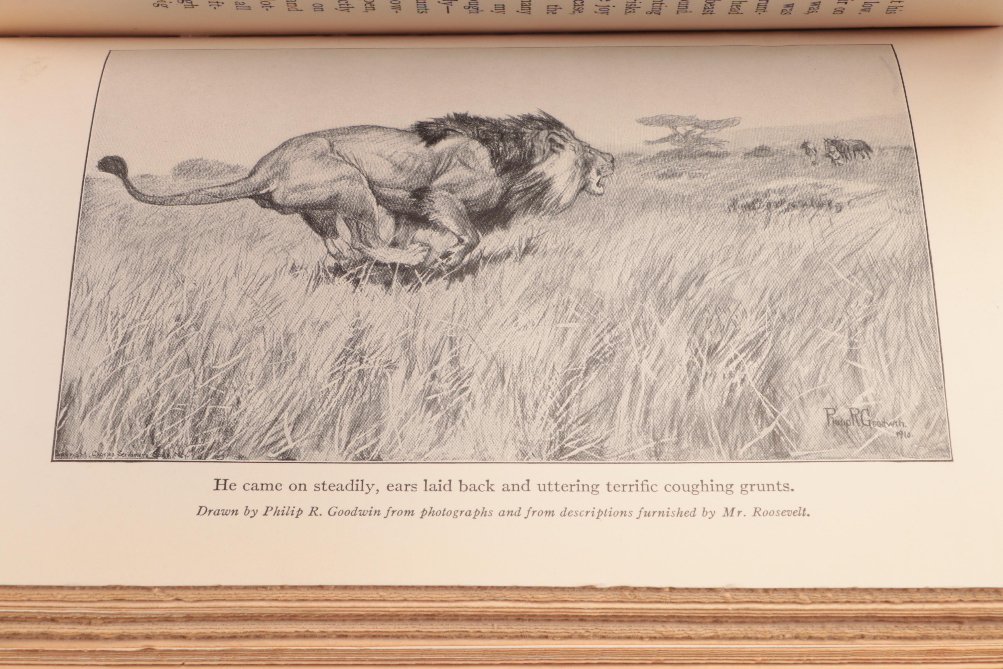 "African Game Trails" Vol. I by Theodore Roosevelt, 1924