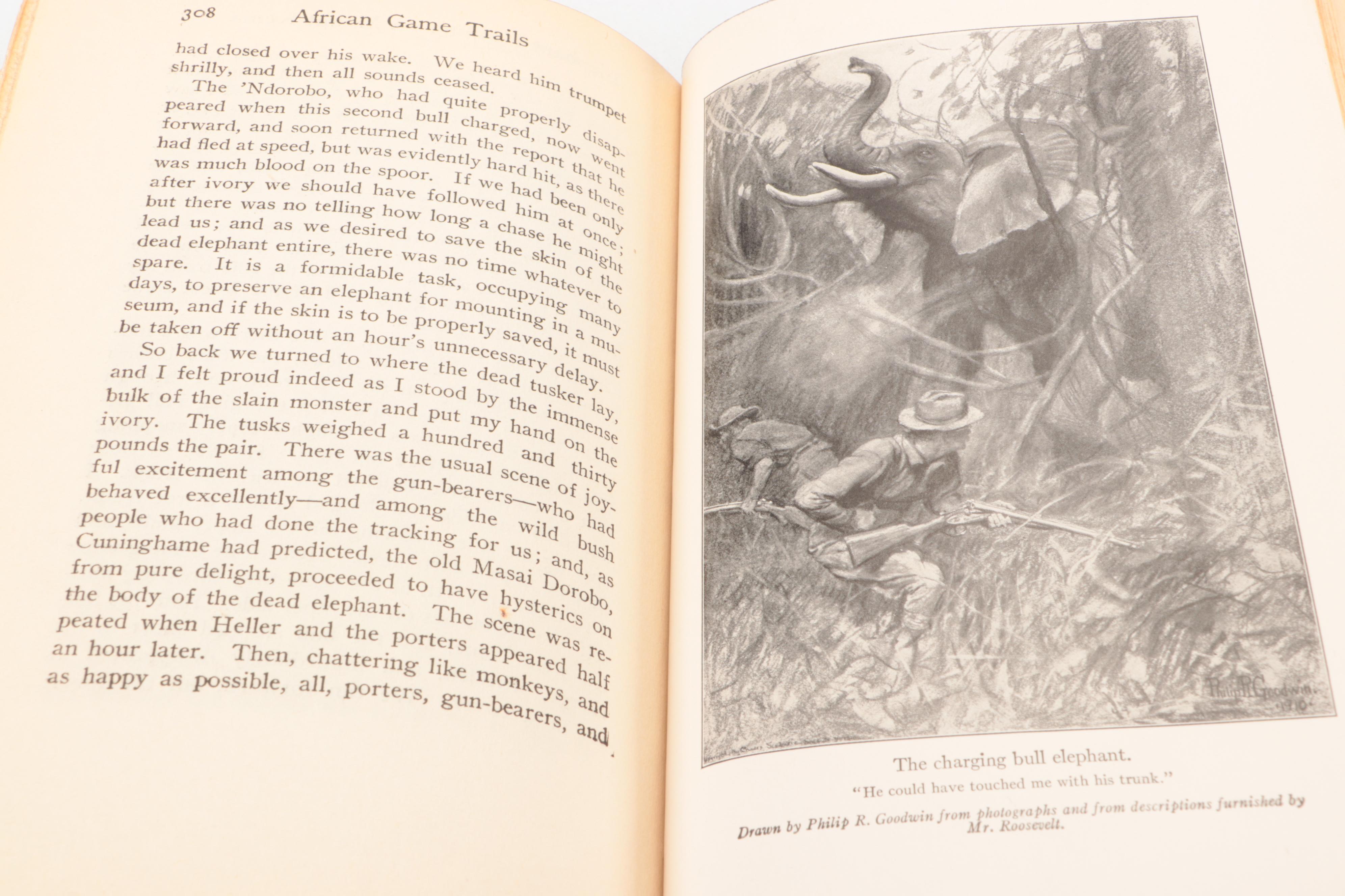 "African Game Trails" Vol. I by Theodore Roosevelt, 1924