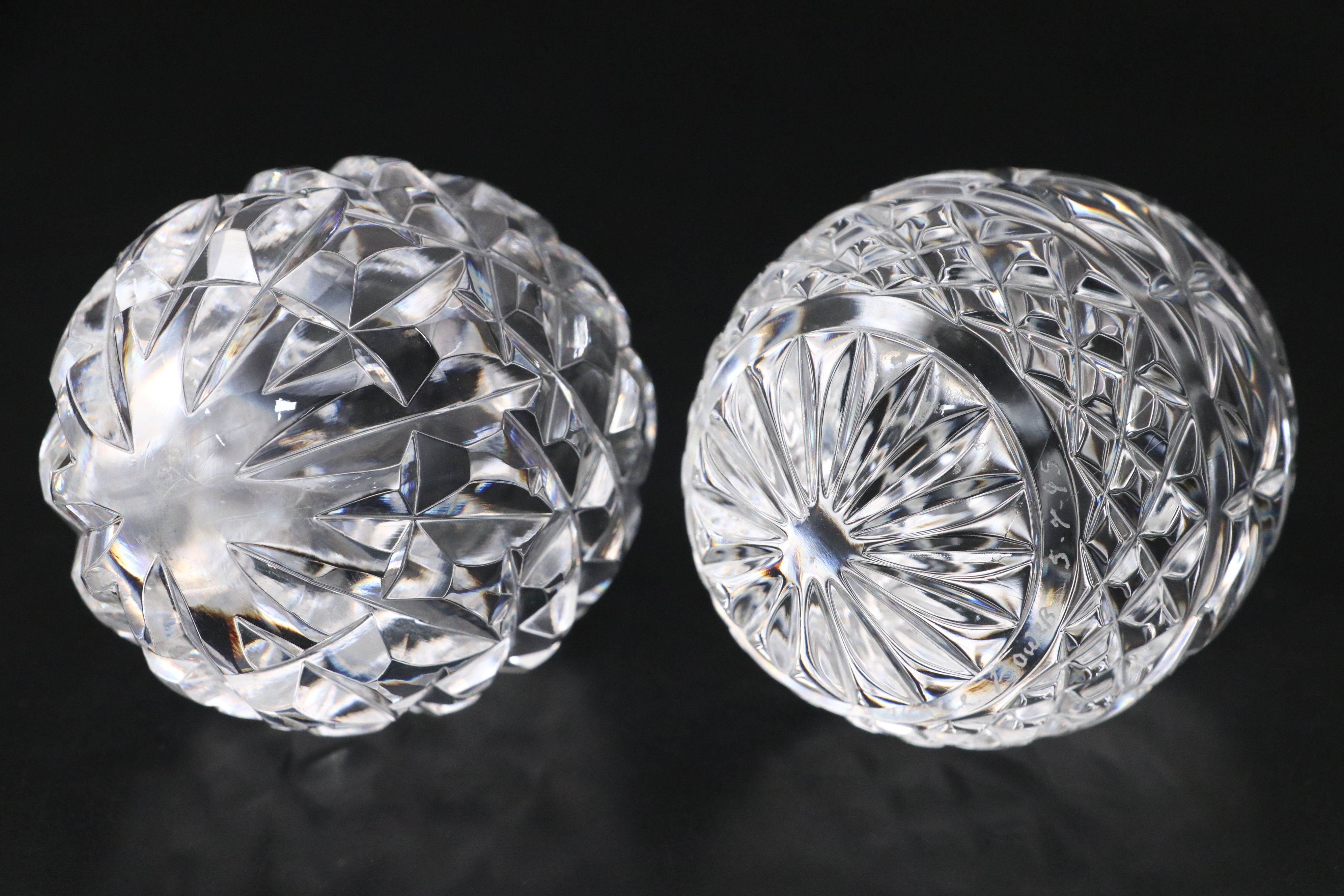 Waterford Crystal with Other Paperweights and Bottle Stopper