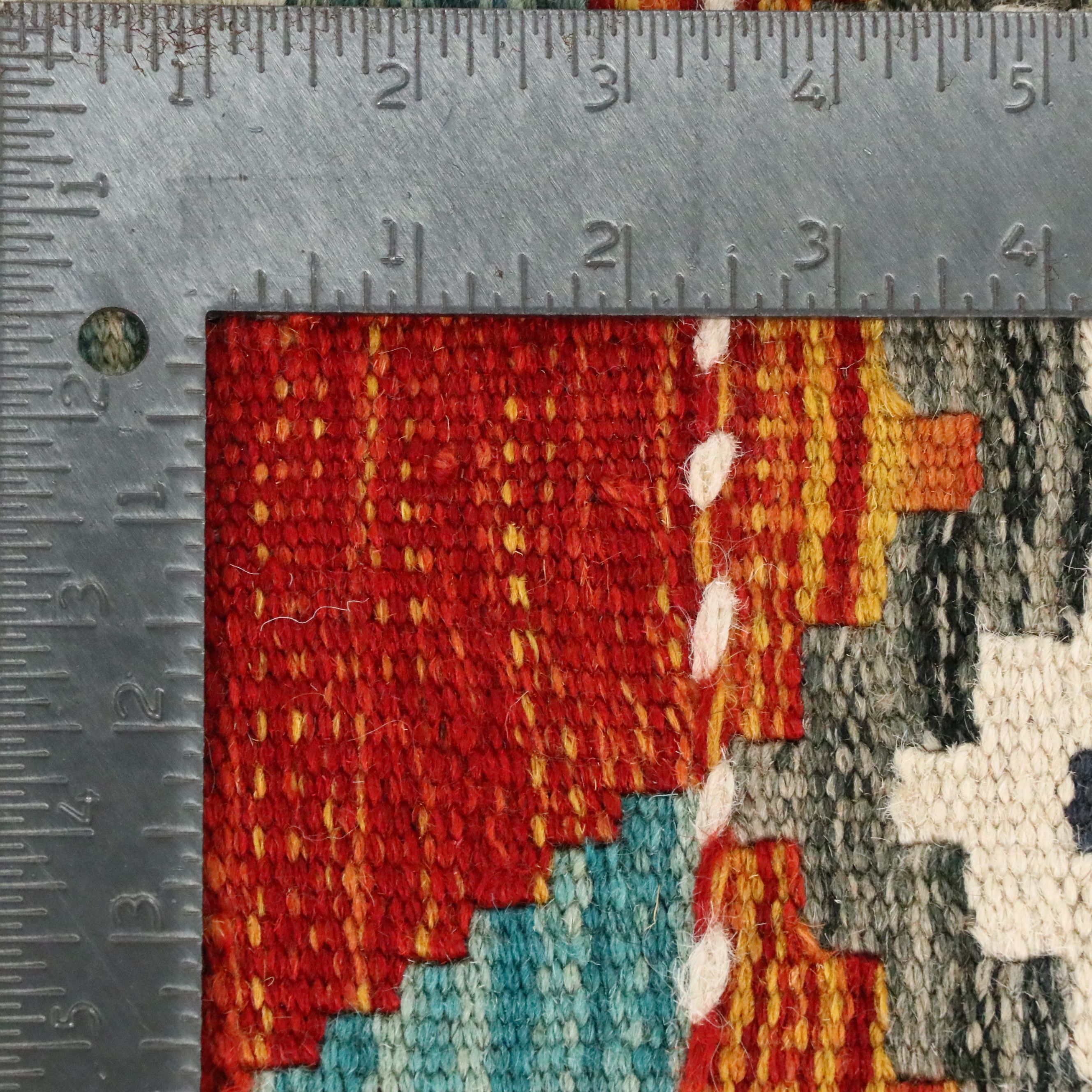 5'7 x 8'3 Handwoven Pakistani Kilim Area Rug