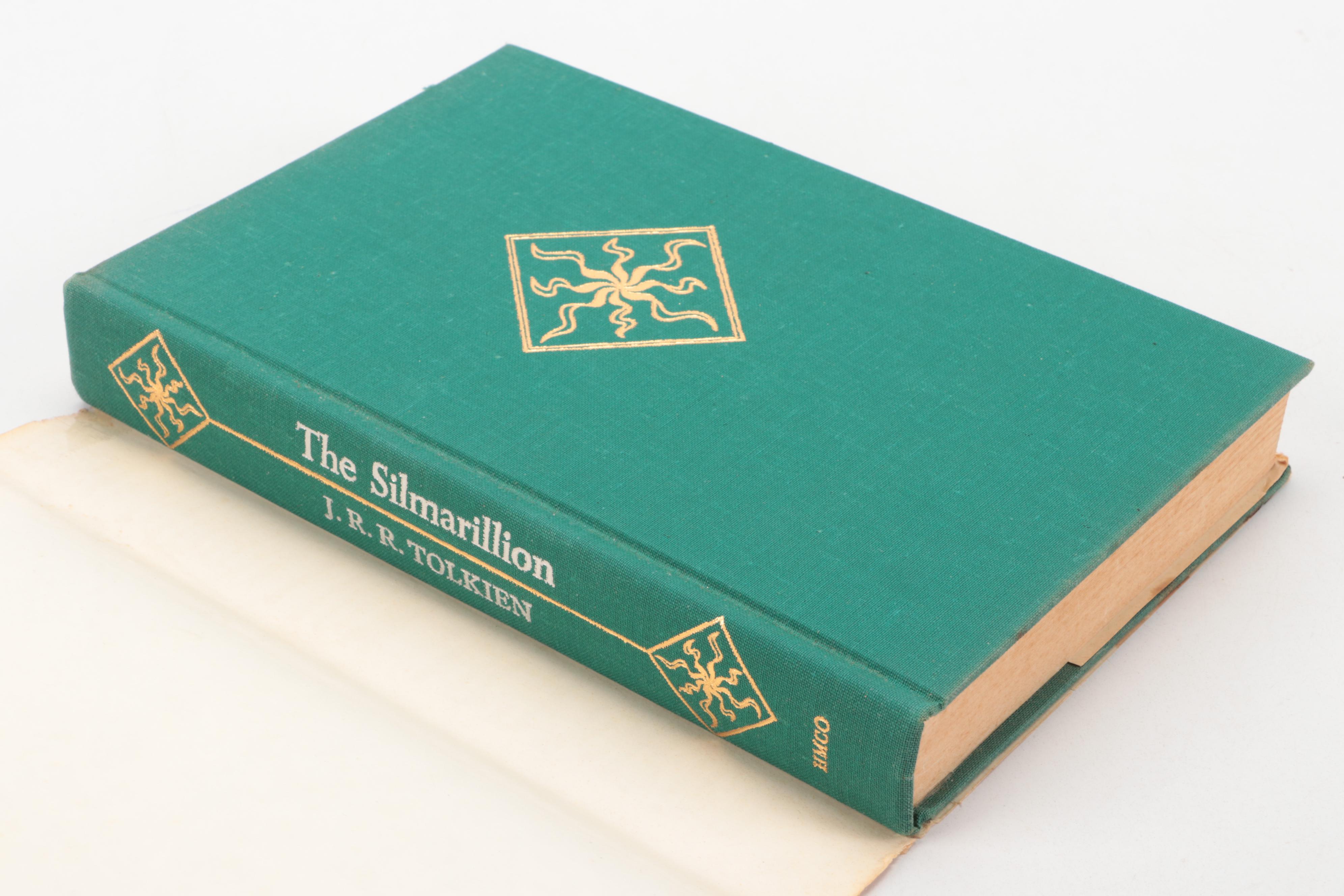 First American Edition "The Silmarillion" by J. R. R. Tolkien with Map, 1977
