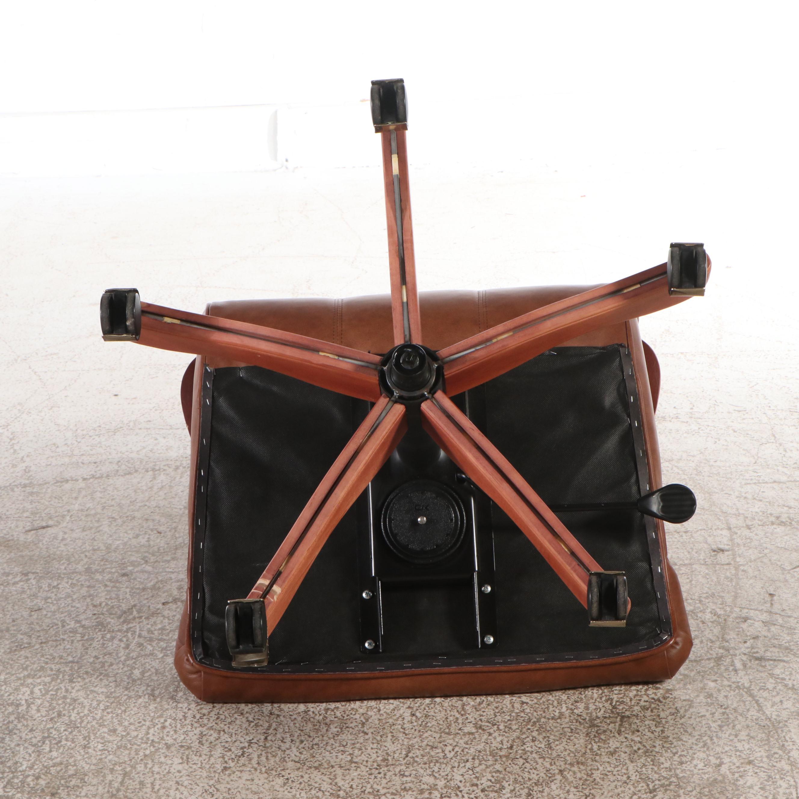 Faux Leather Upholstered Office Chair