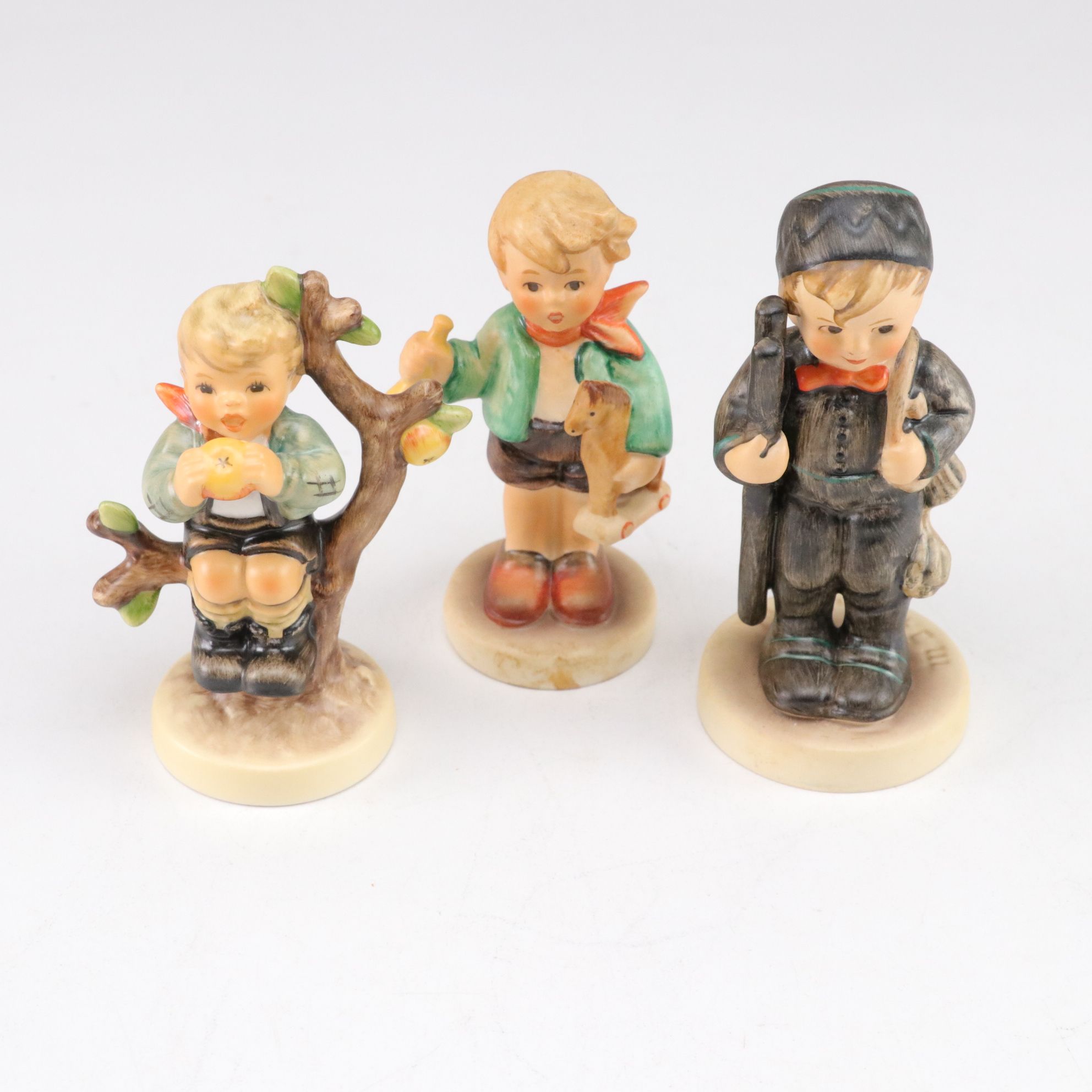Goebel "Merry Wanderer" and "Birthday Serenade" in Hummel Porcelain Set, 1980s