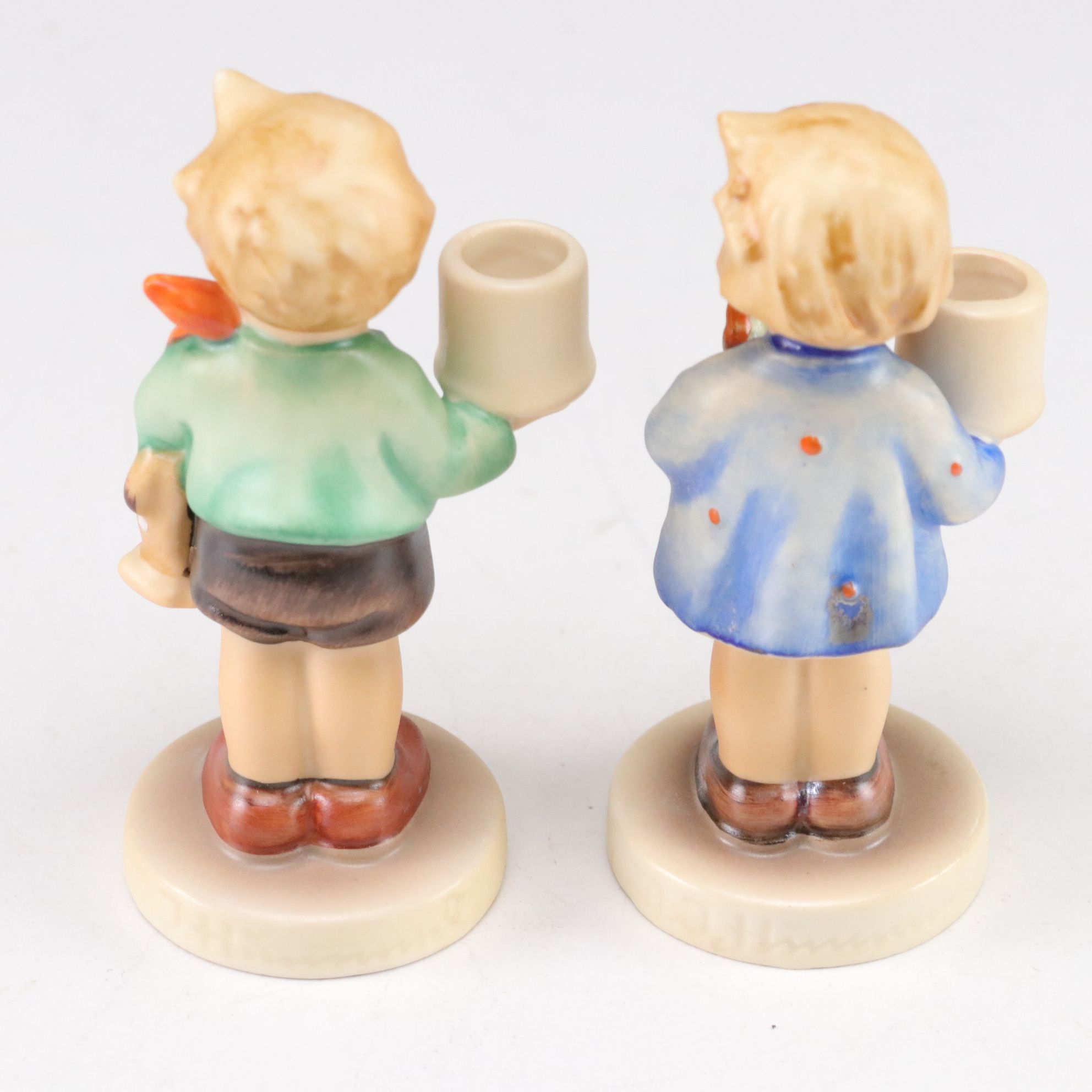 Goebel "Merry Wanderer" and "Birthday Serenade" in Hummel Porcelain Set, 1980s