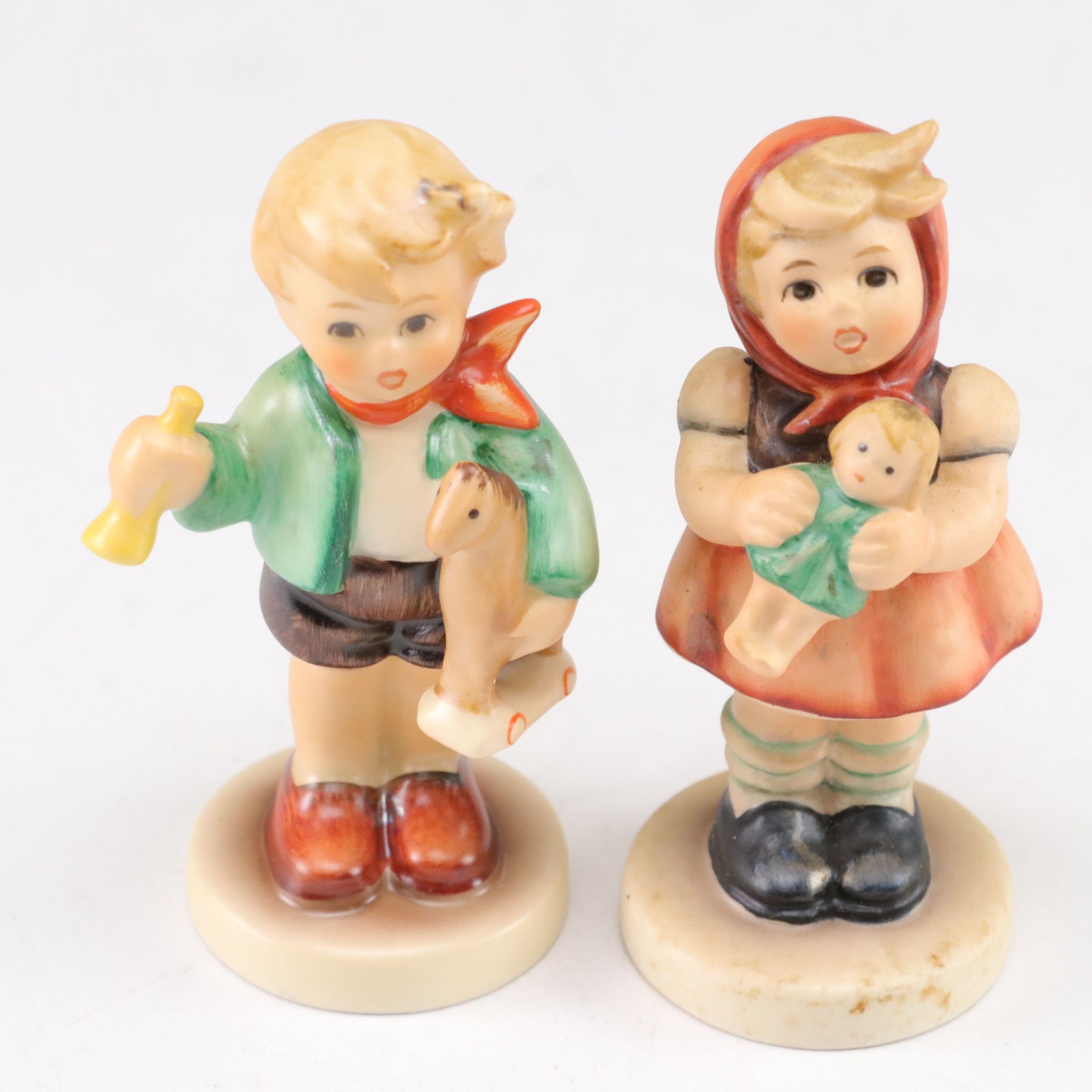 Goebel "Merry Wanderer" and "Birthday Serenade" in Hummel Porcelain Set, 1980s