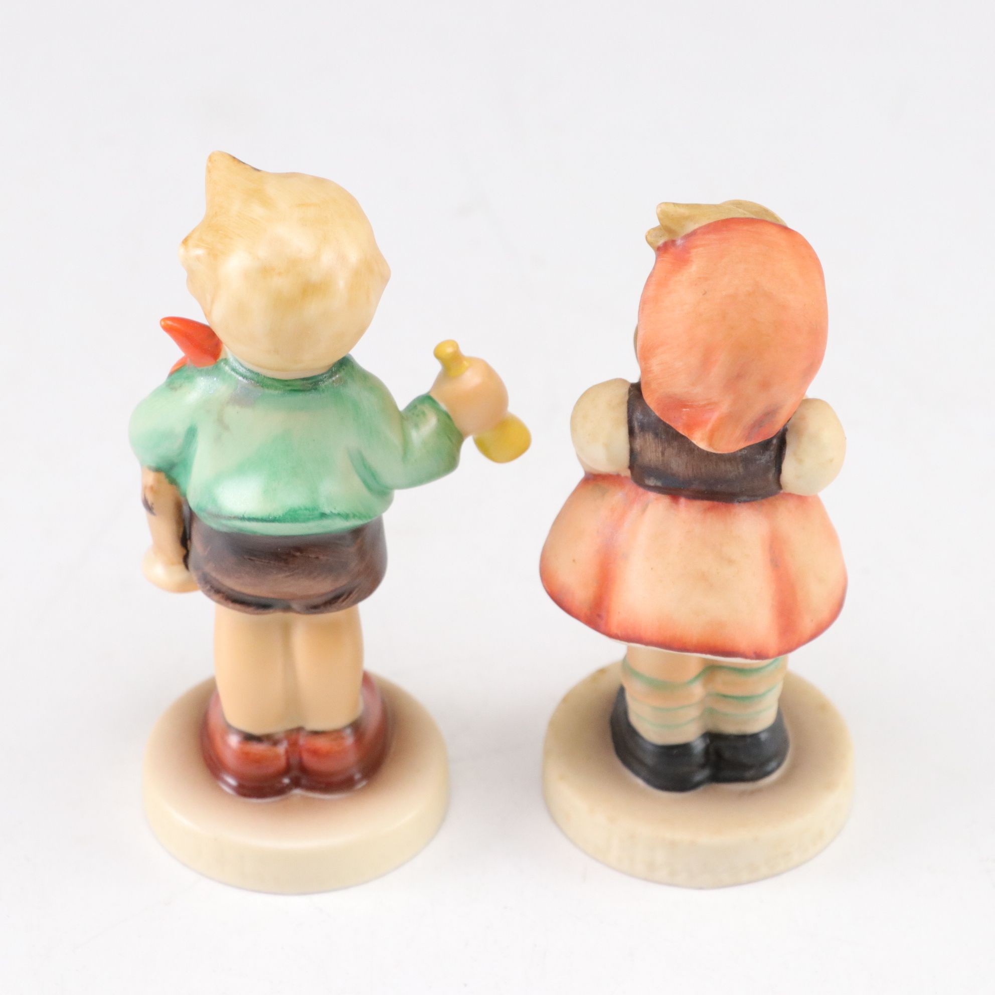 Goebel "Merry Wanderer" and "Birthday Serenade" in Hummel Porcelain Set, 1980s