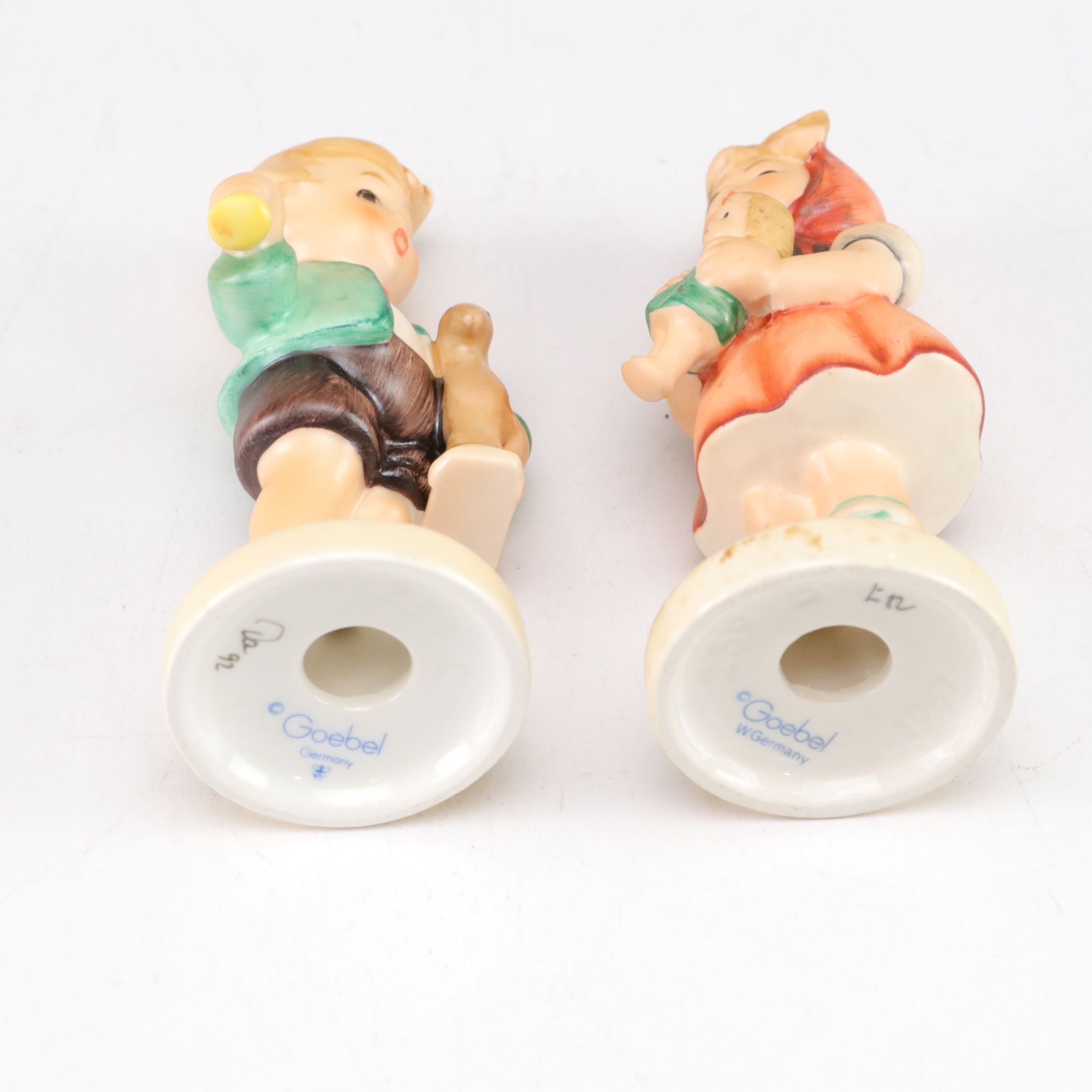 Goebel "Merry Wanderer" and "Birthday Serenade" in Hummel Porcelain Set, 1980s
