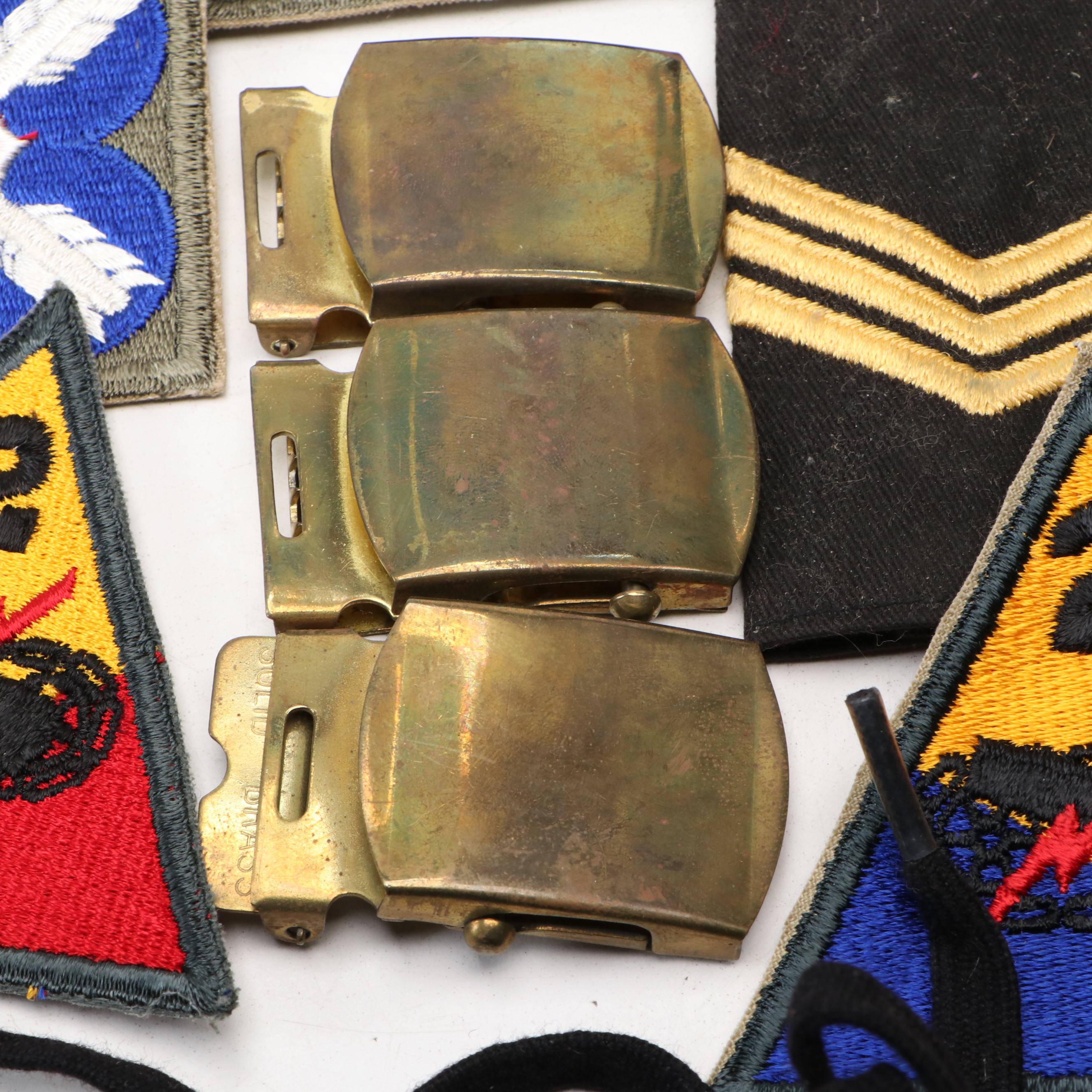 Vietnam War Era Patches, Pins, Dog Tags, Ammo Box and More