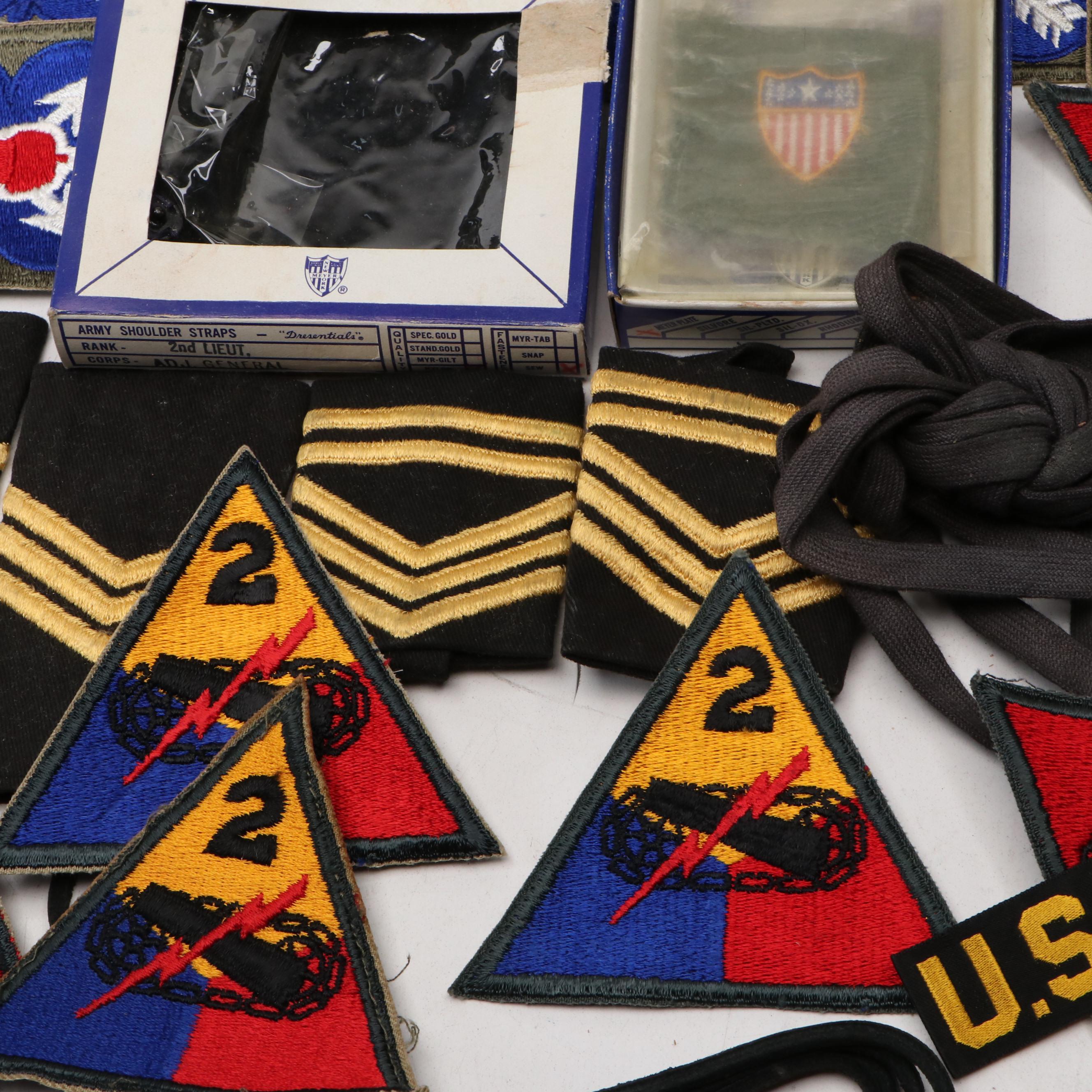Vietnam War Era Patches, Pins, Dog Tags, Ammo Box and More