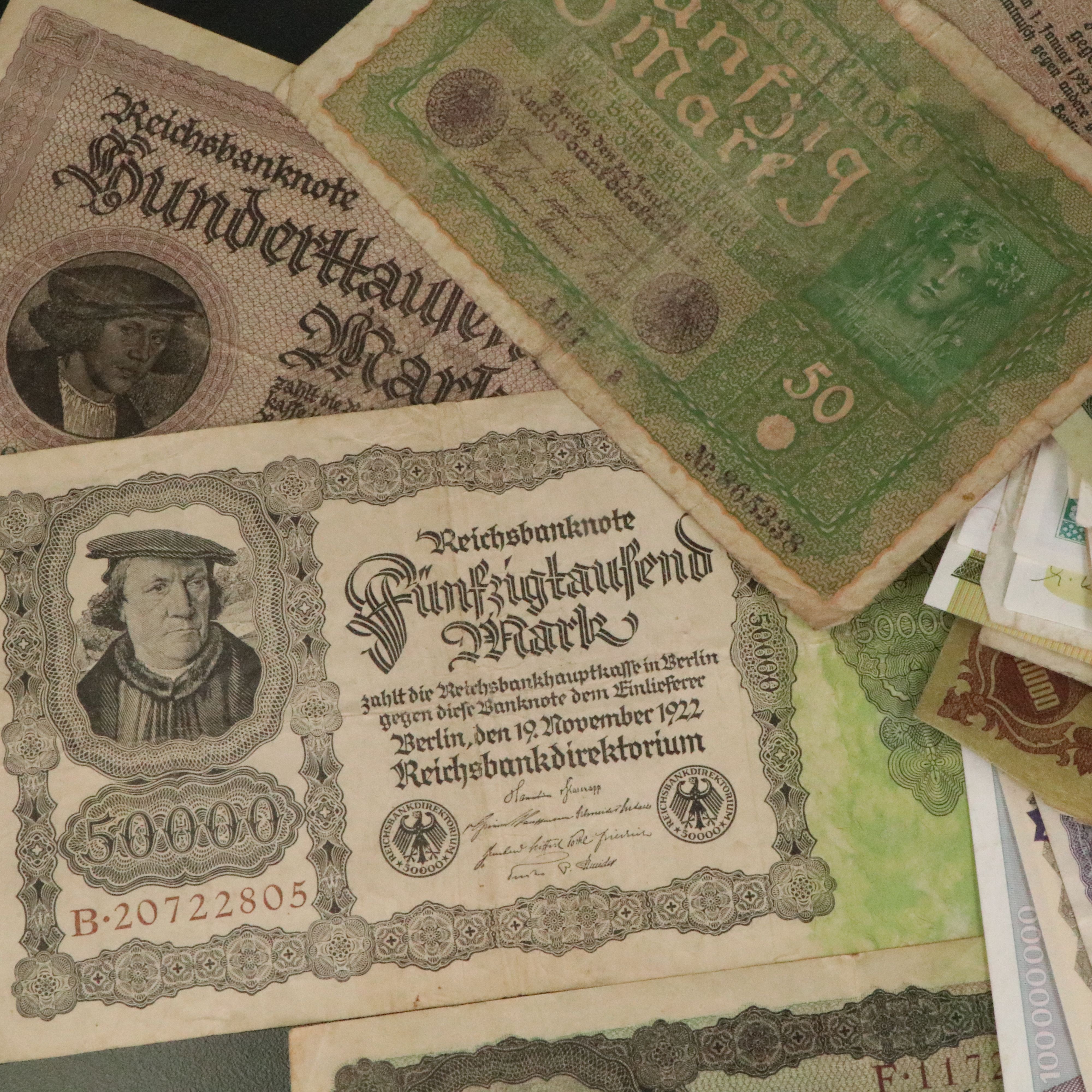 Collection of Modern Foreign Currency From Around the World