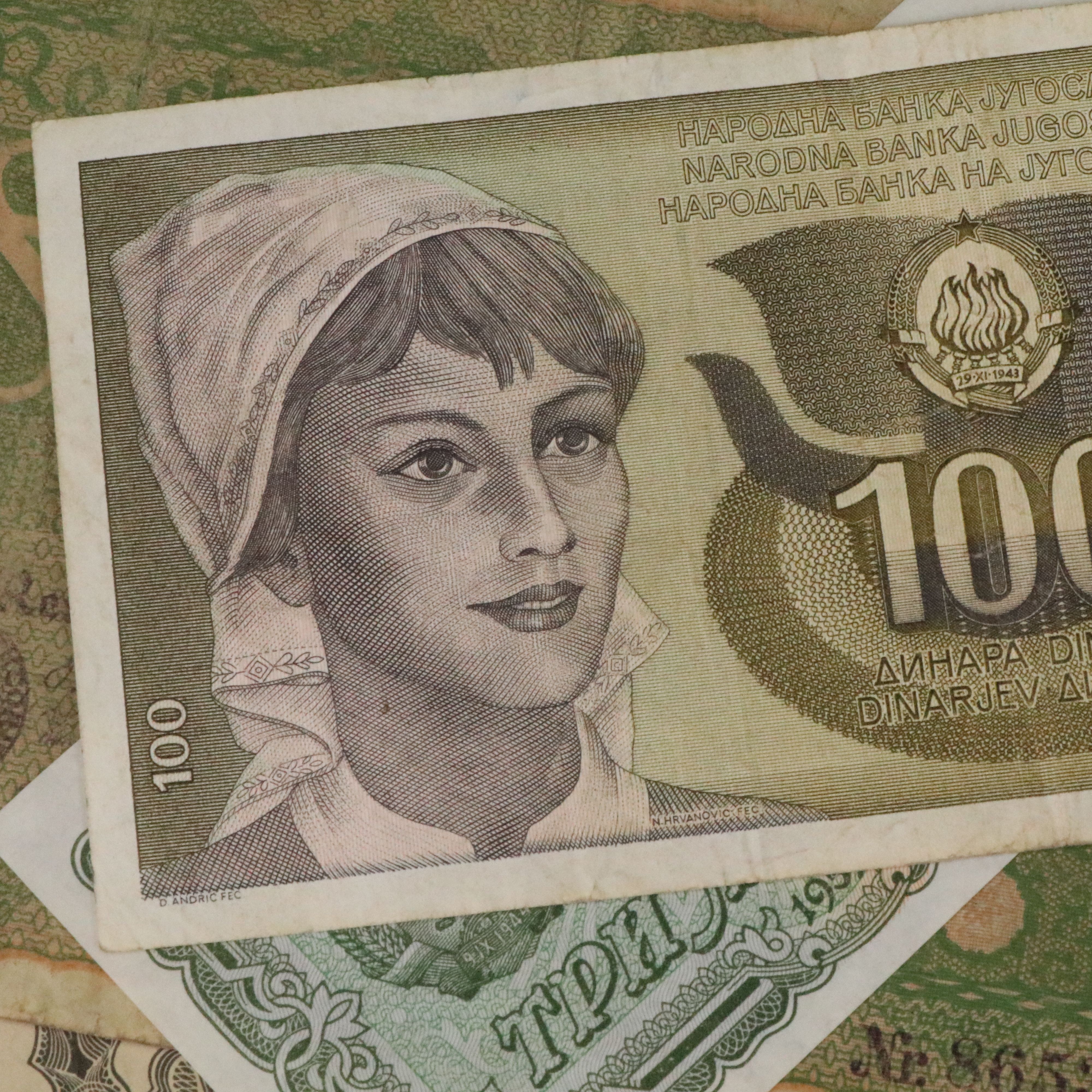 Collection of Modern Foreign Currency From Around the World