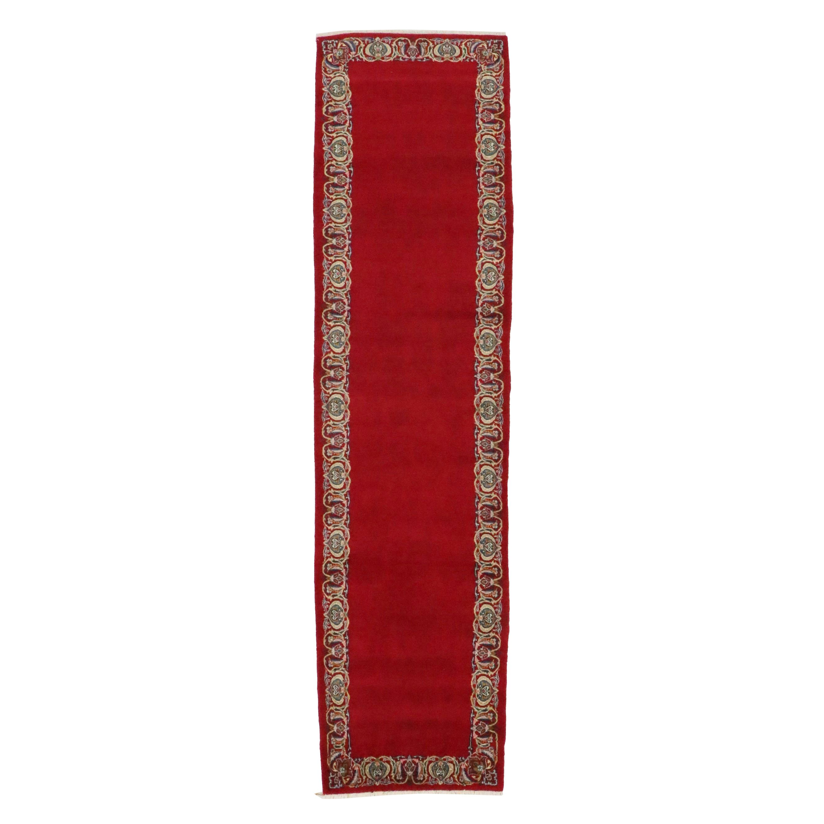 3'6 x 13'5 Hand-Knotted Sino-Persian Tabriz Long Rug