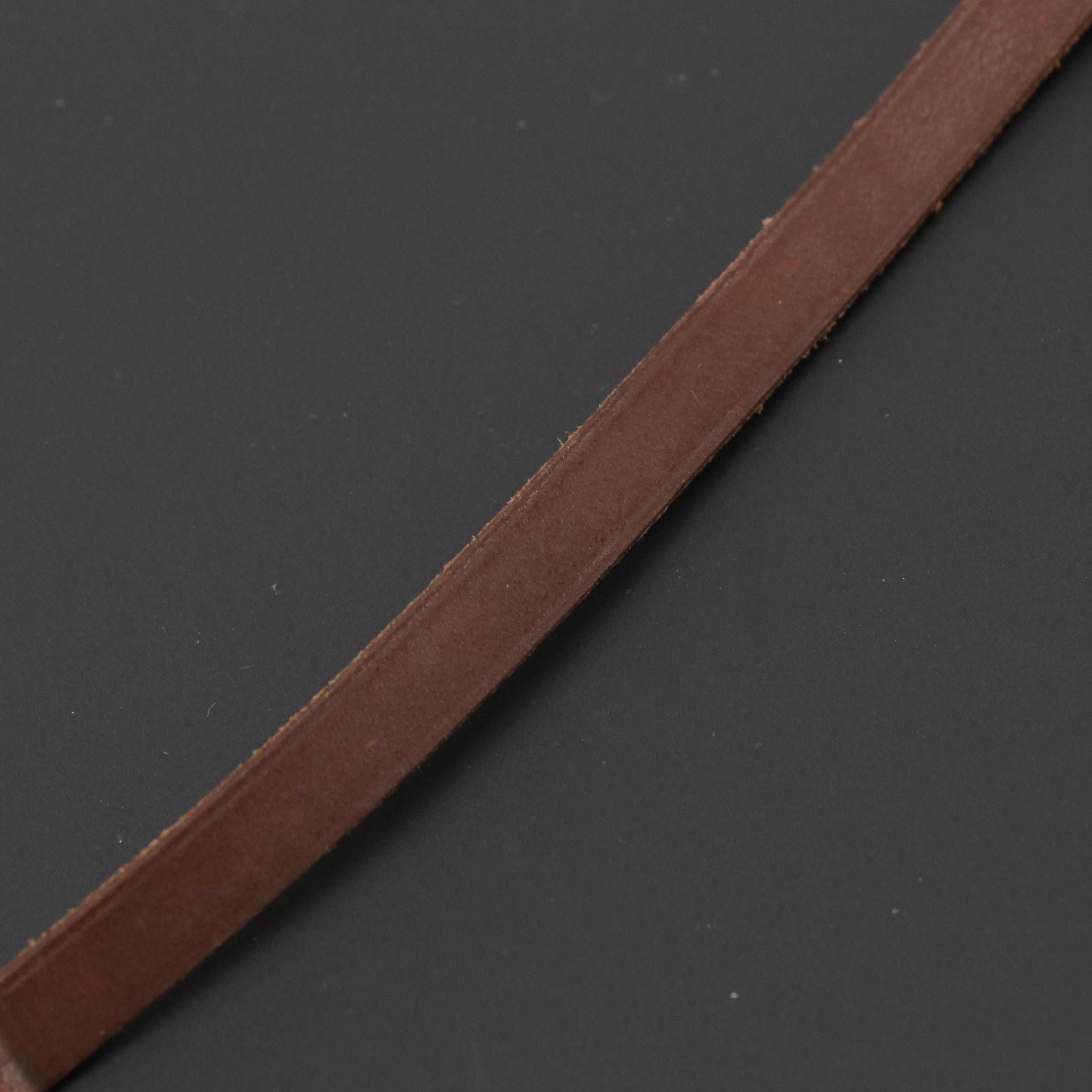 Hermès Hapi Bracelet in Tadelakt Leather