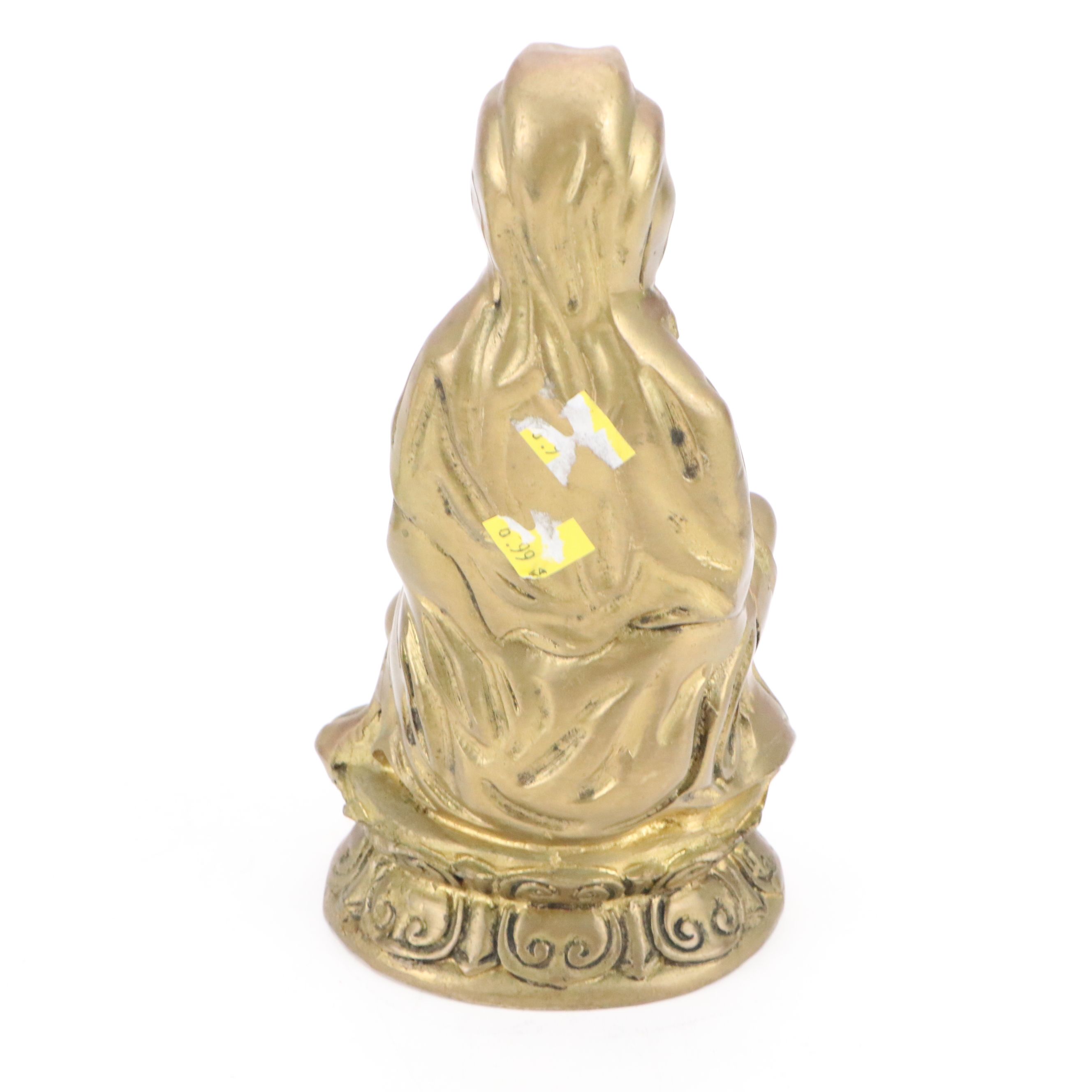 Indian Brass Guanyin, Nang Kwak and Deer Figurines, 20th Century