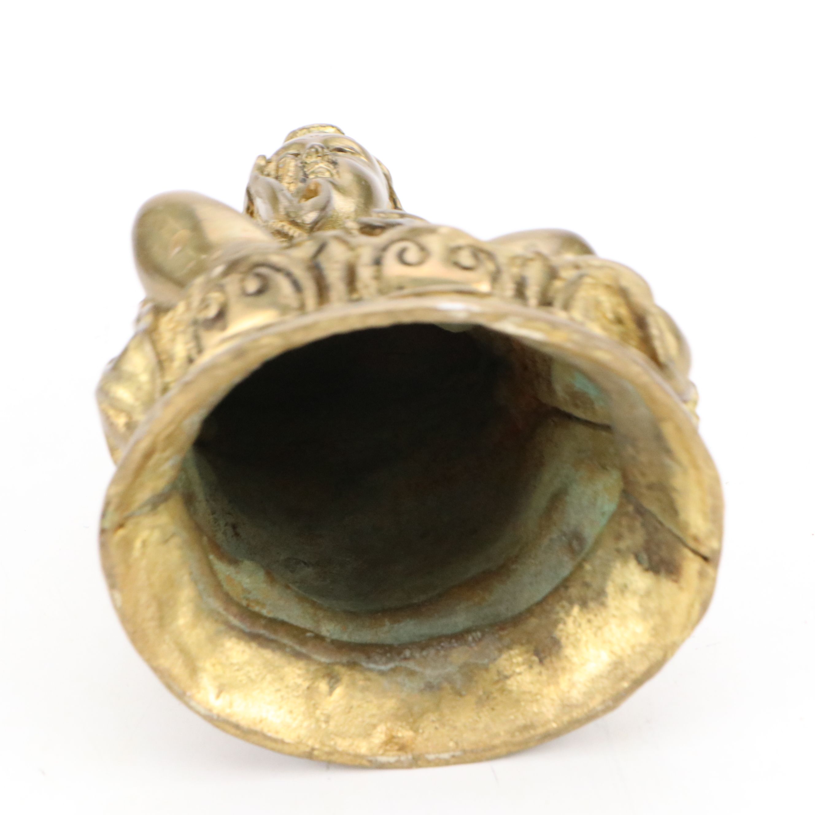 Indian Brass Guanyin, Nang Kwak and Deer Figurines, 20th Century