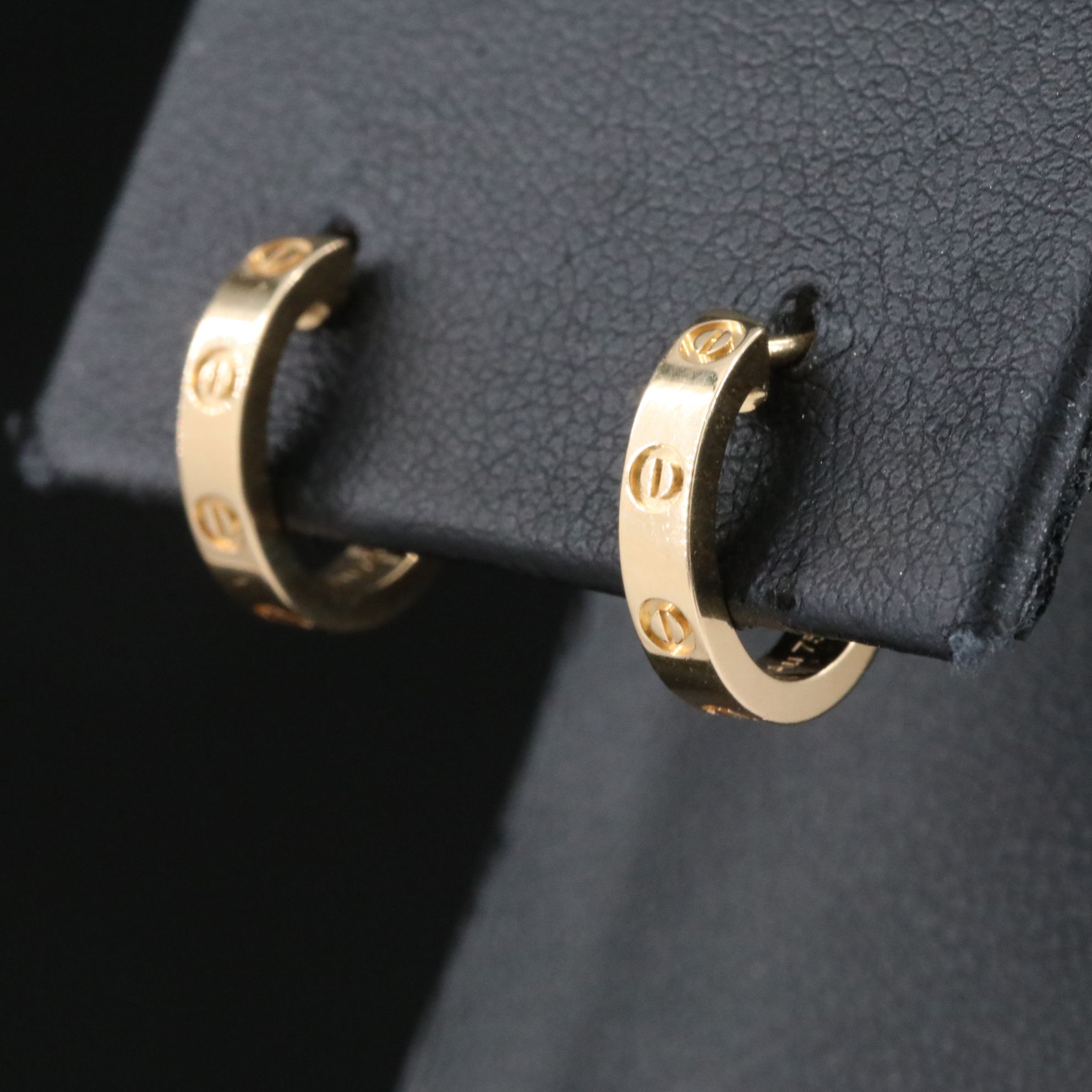 Cartier LOVE 18K Small Hoop Earrings