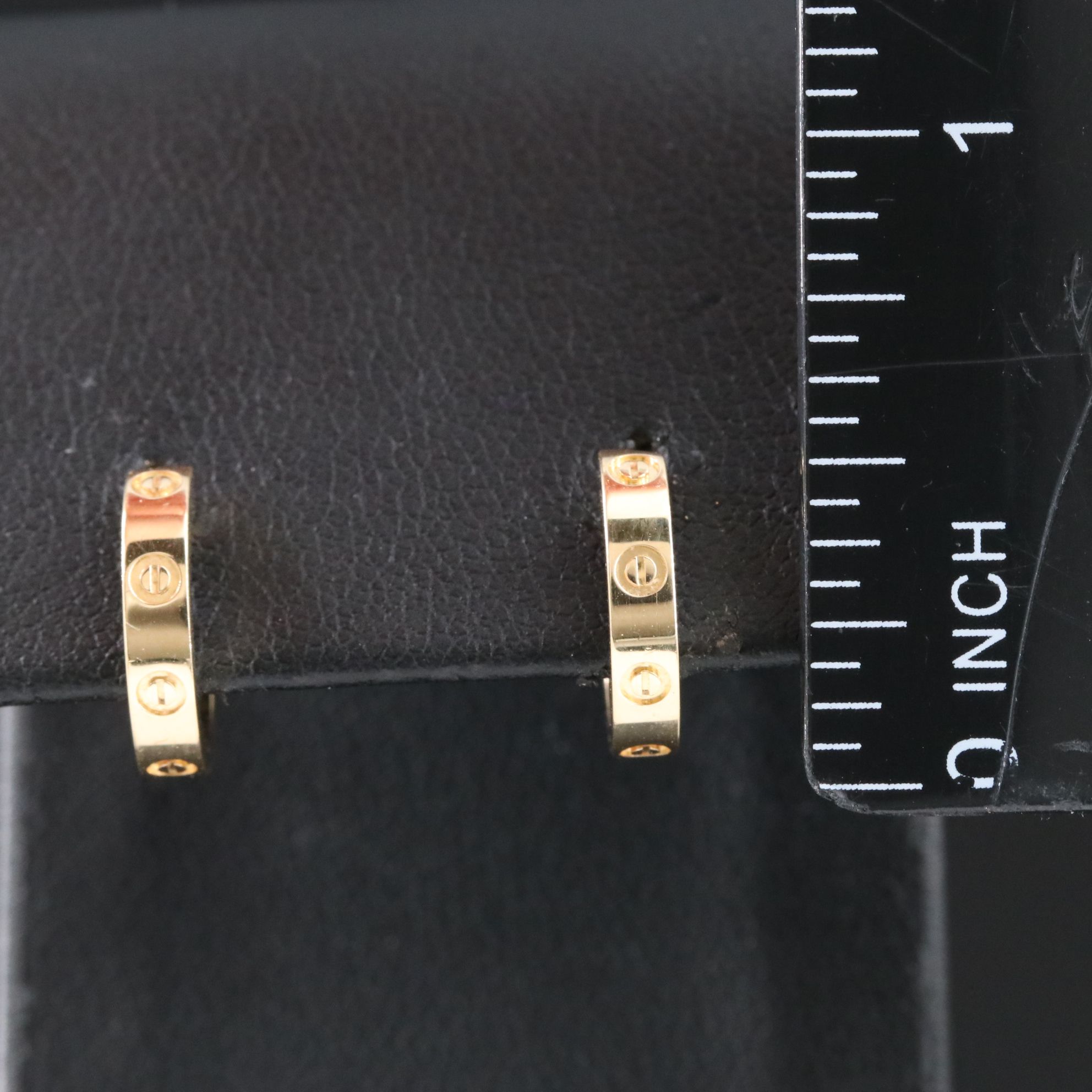 Cartier LOVE 18K Small Hoop Earrings