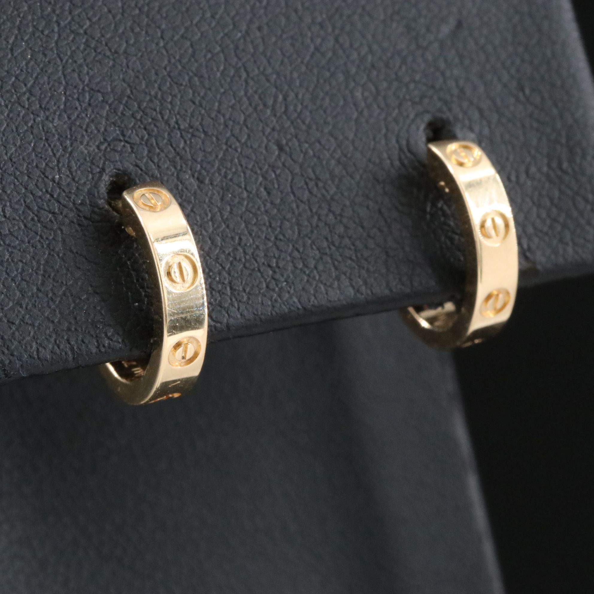 Cartier LOVE 18K Small Hoop Earrings