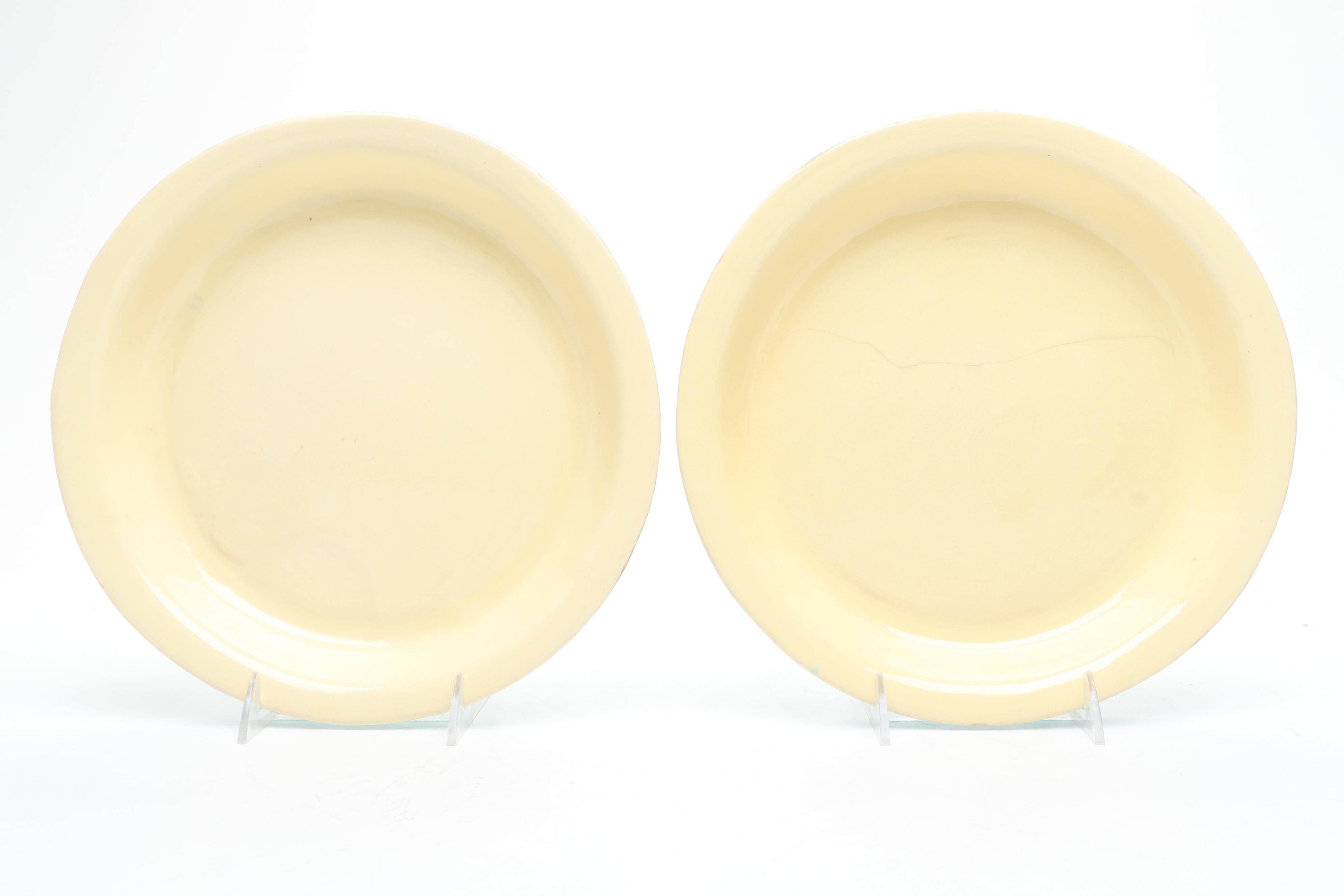 McCoy Pottery with Other Ceramic Plates and Cookware