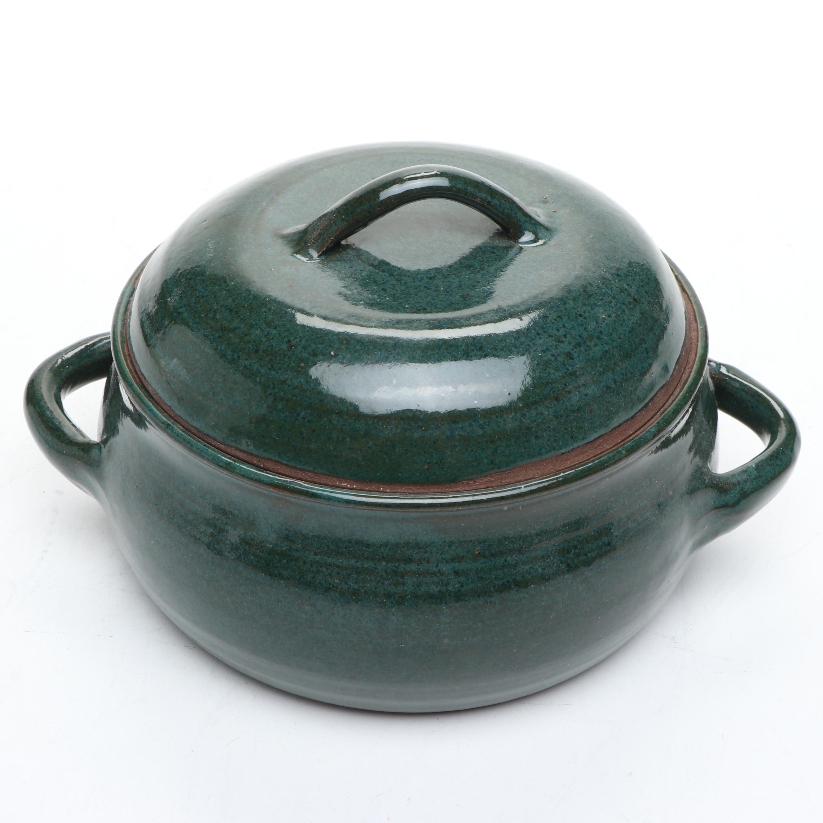 McCoy Pottery with Other Ceramic Plates and Cookware