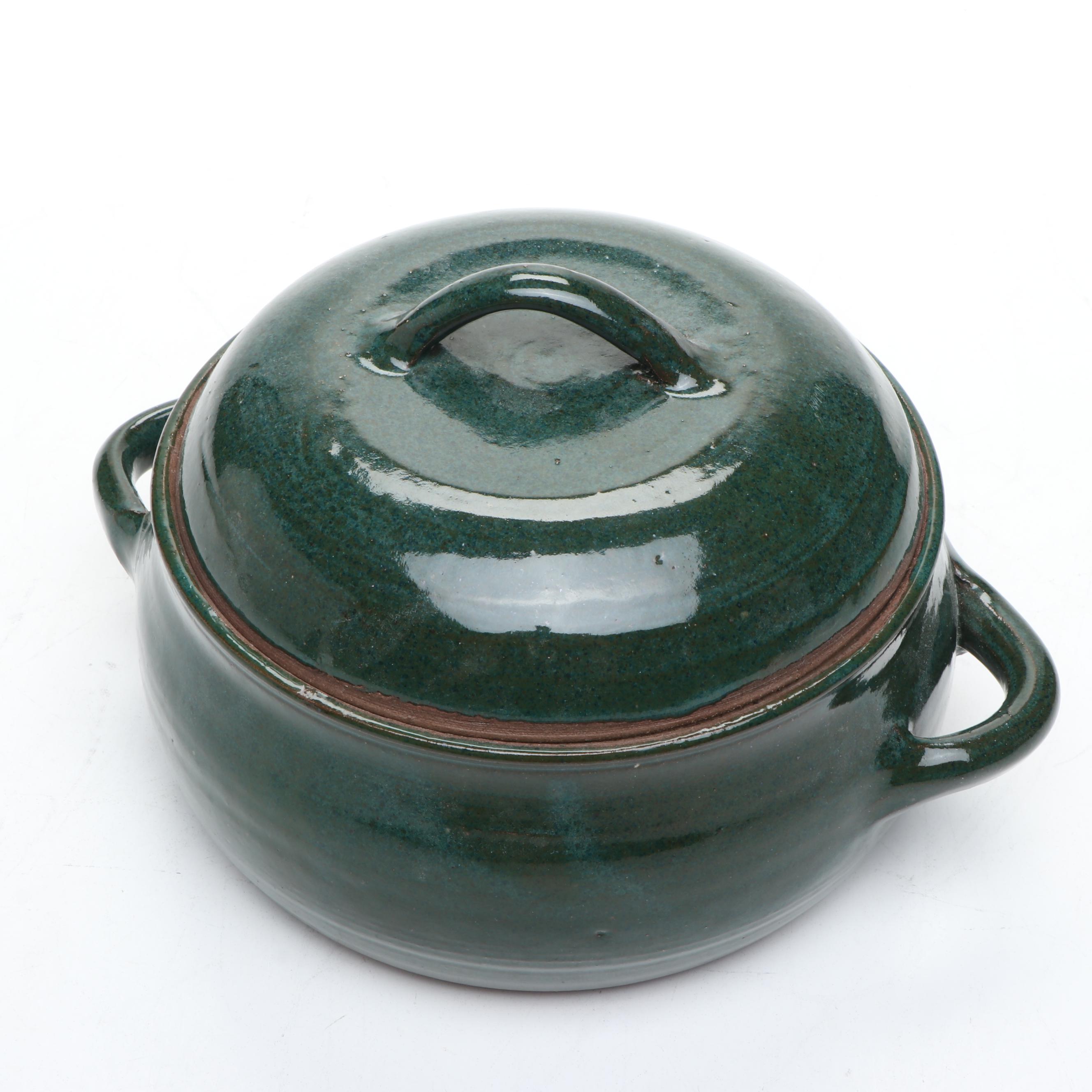 McCoy Pottery with Other Ceramic Plates and Cookware