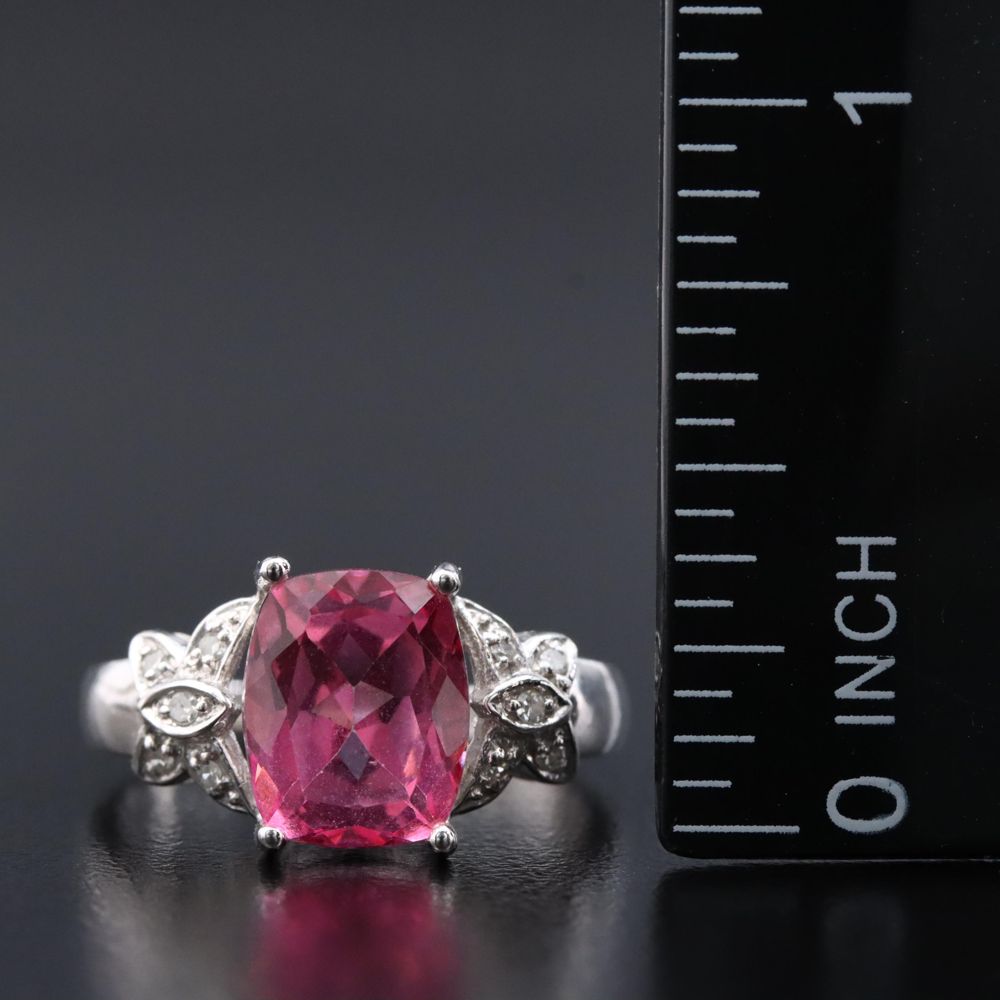 10K Topaz and Diamond Ring