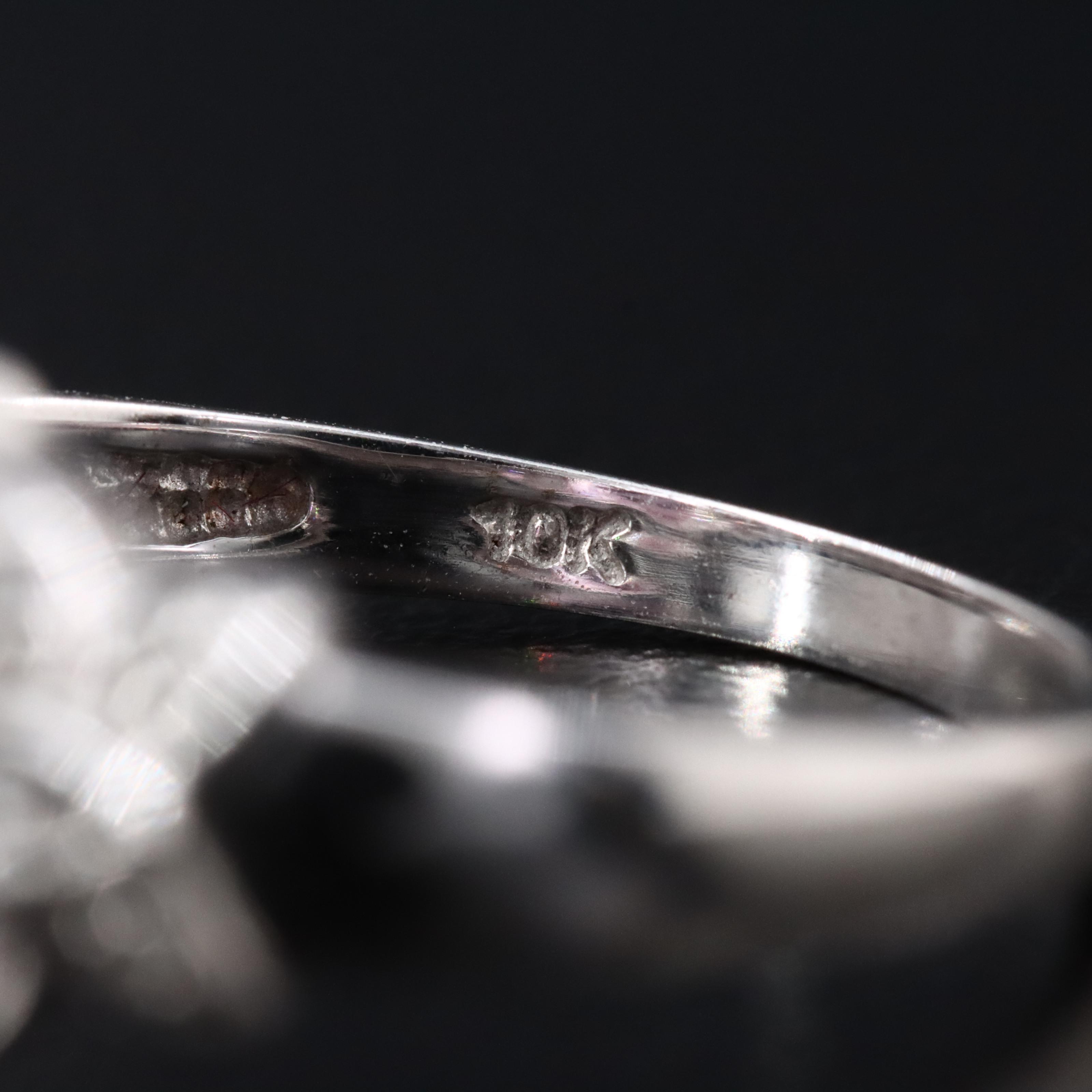 10K Topaz and Diamond Ring