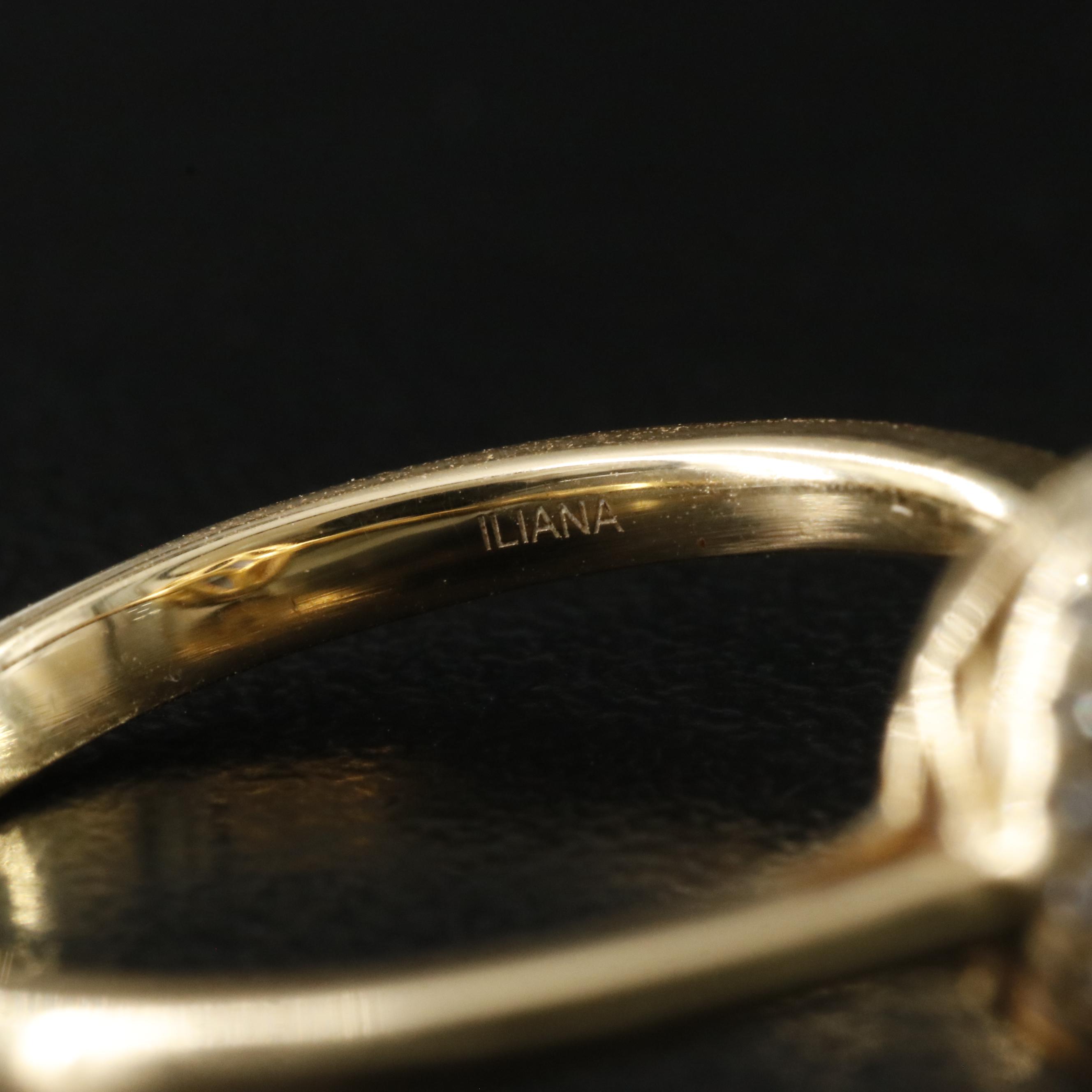 ILIANA 18K Tanzanite and Diamond Ring